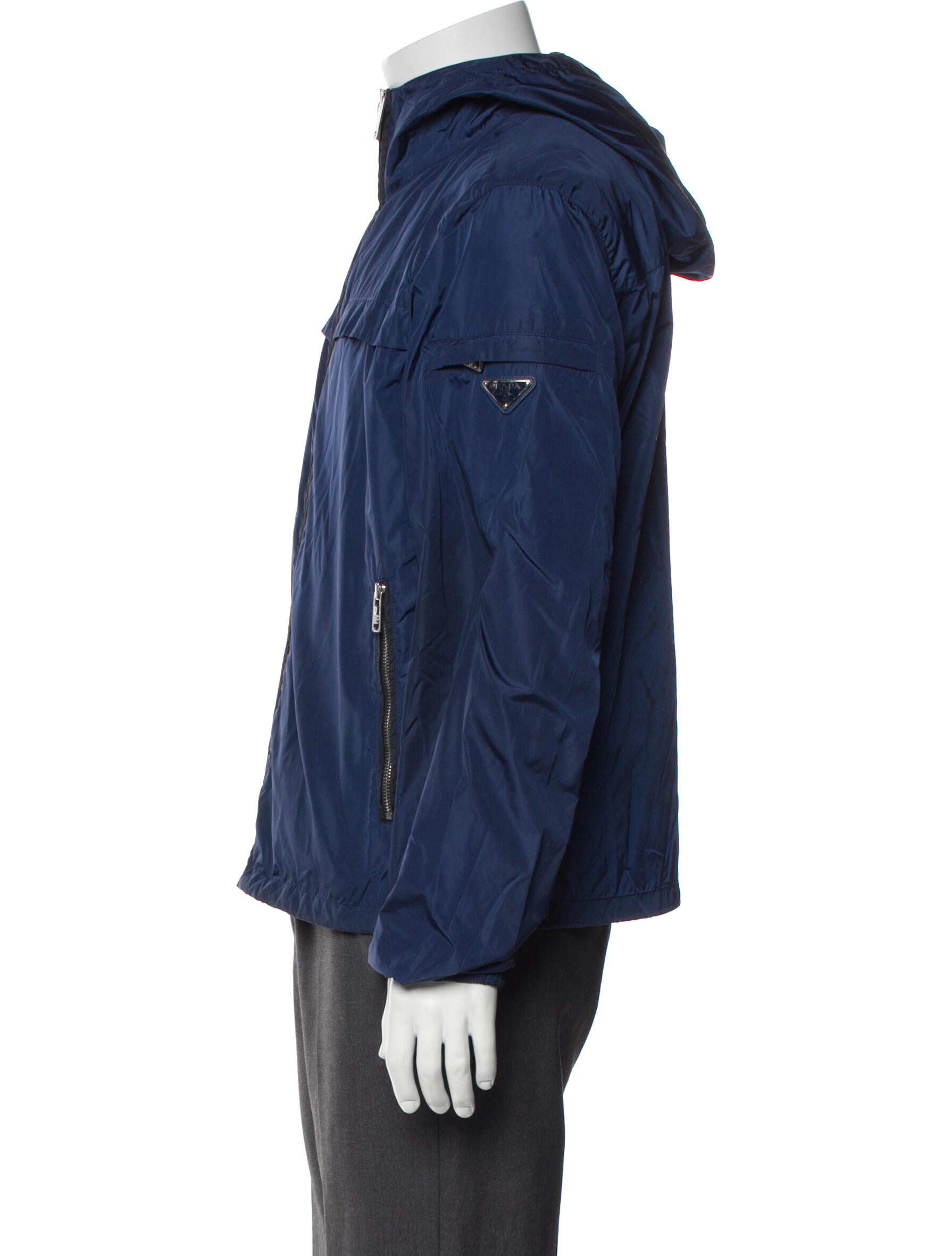 Prada Sport 2013 Enameled Metal Triangle Windbreaker