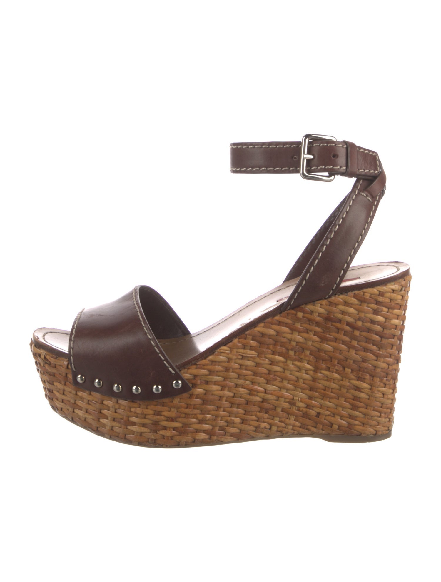 Prada Sport Leather Espadrilles