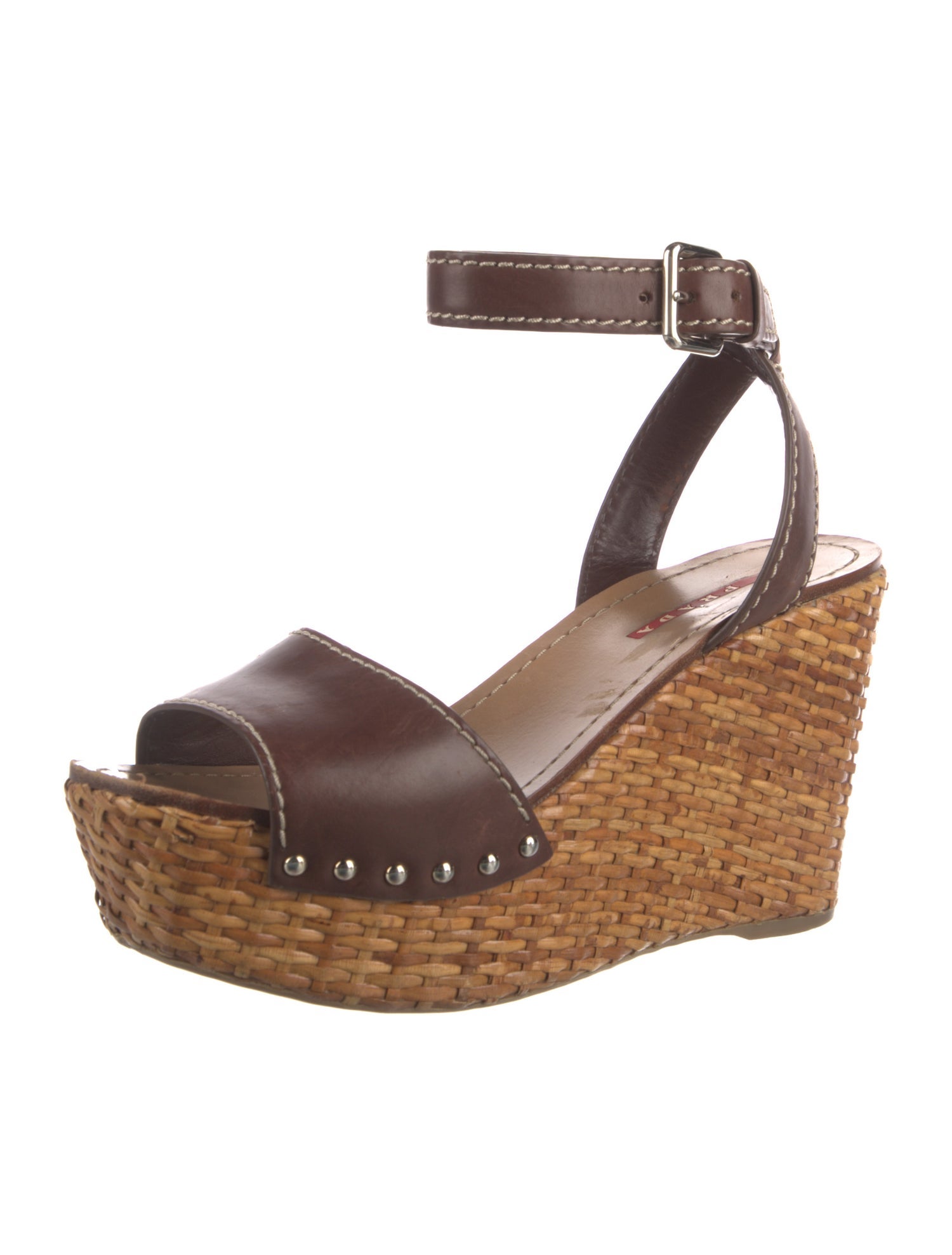 Prada Sport Leather Espadrilles