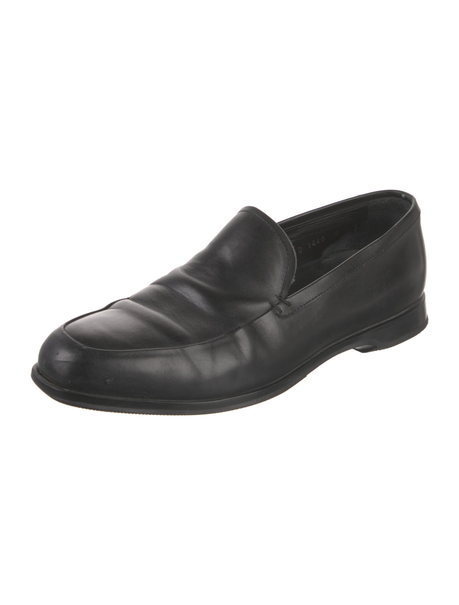 Prada Sport Leather Dress Loafers
