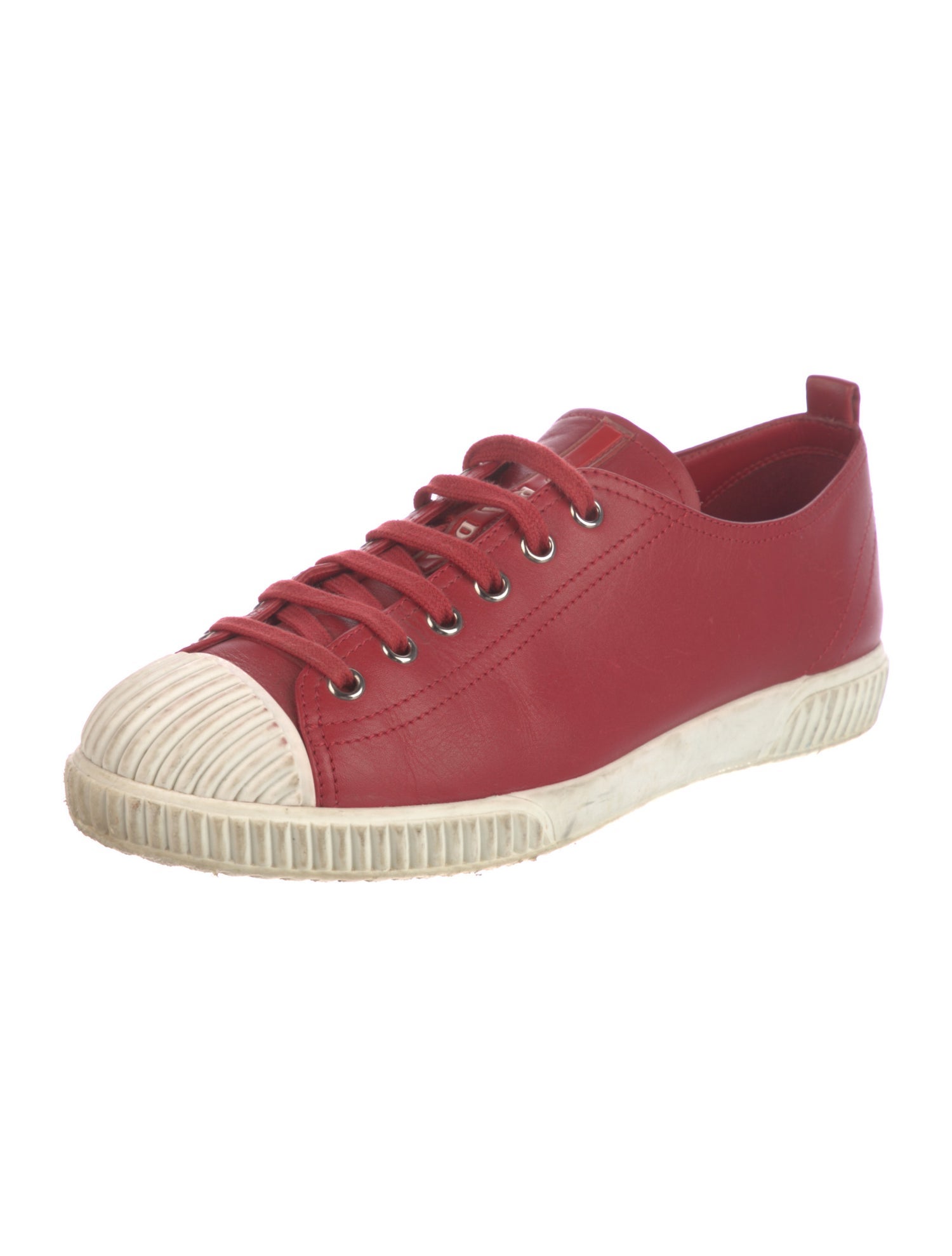 Prada Sport Leather Sneakers