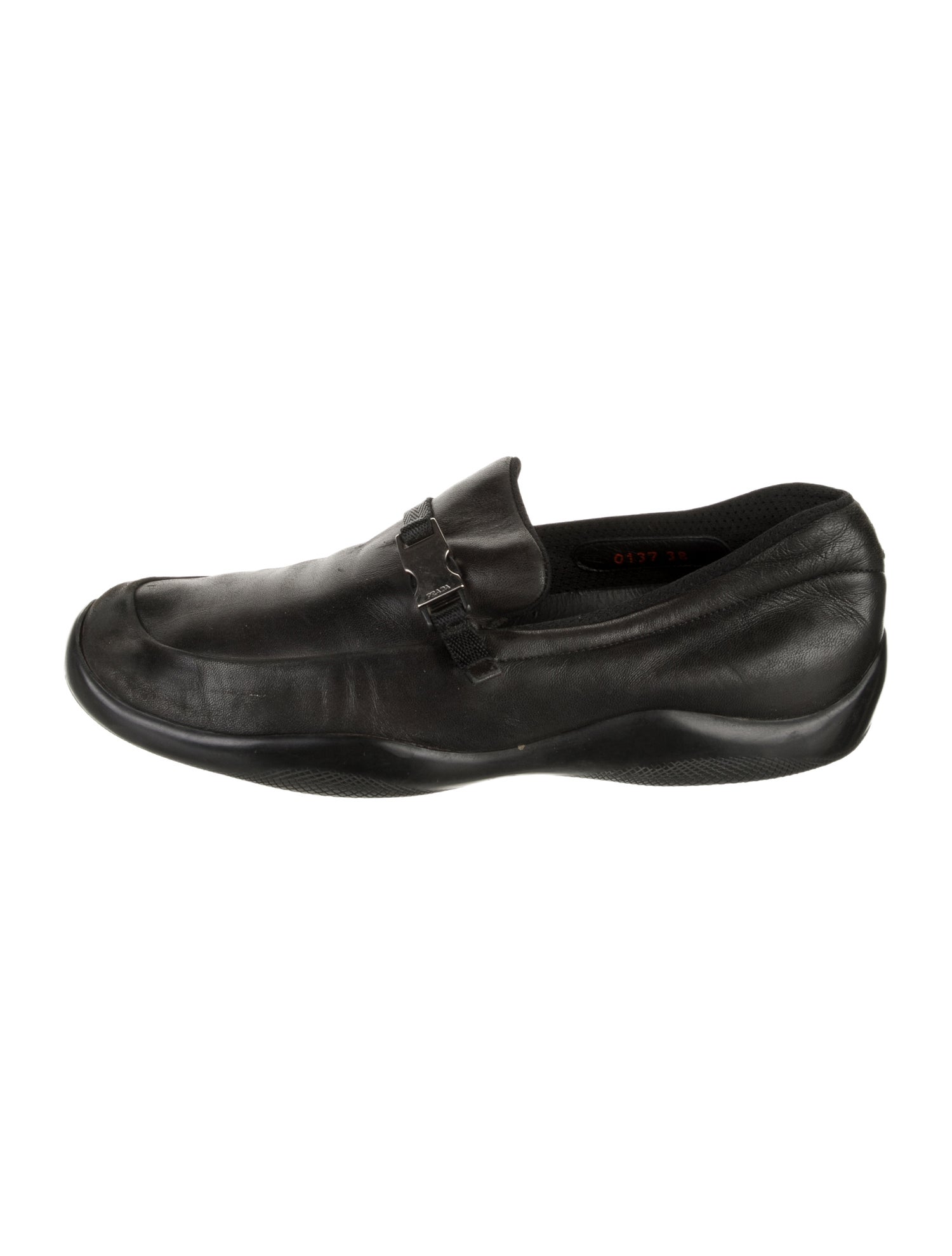 Prada Sport Leather Loafers