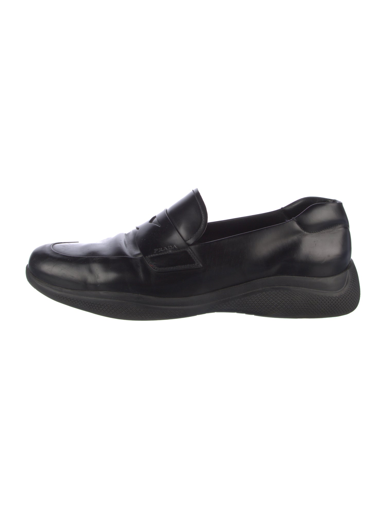 Prada Leather Dress Loafers