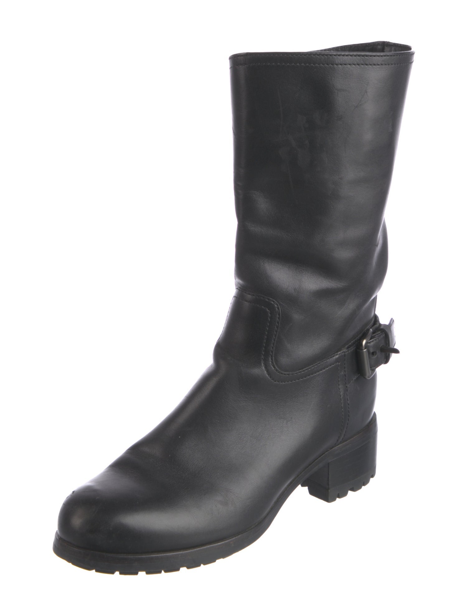 Prada Sport Vintage 2000's Moto Boots