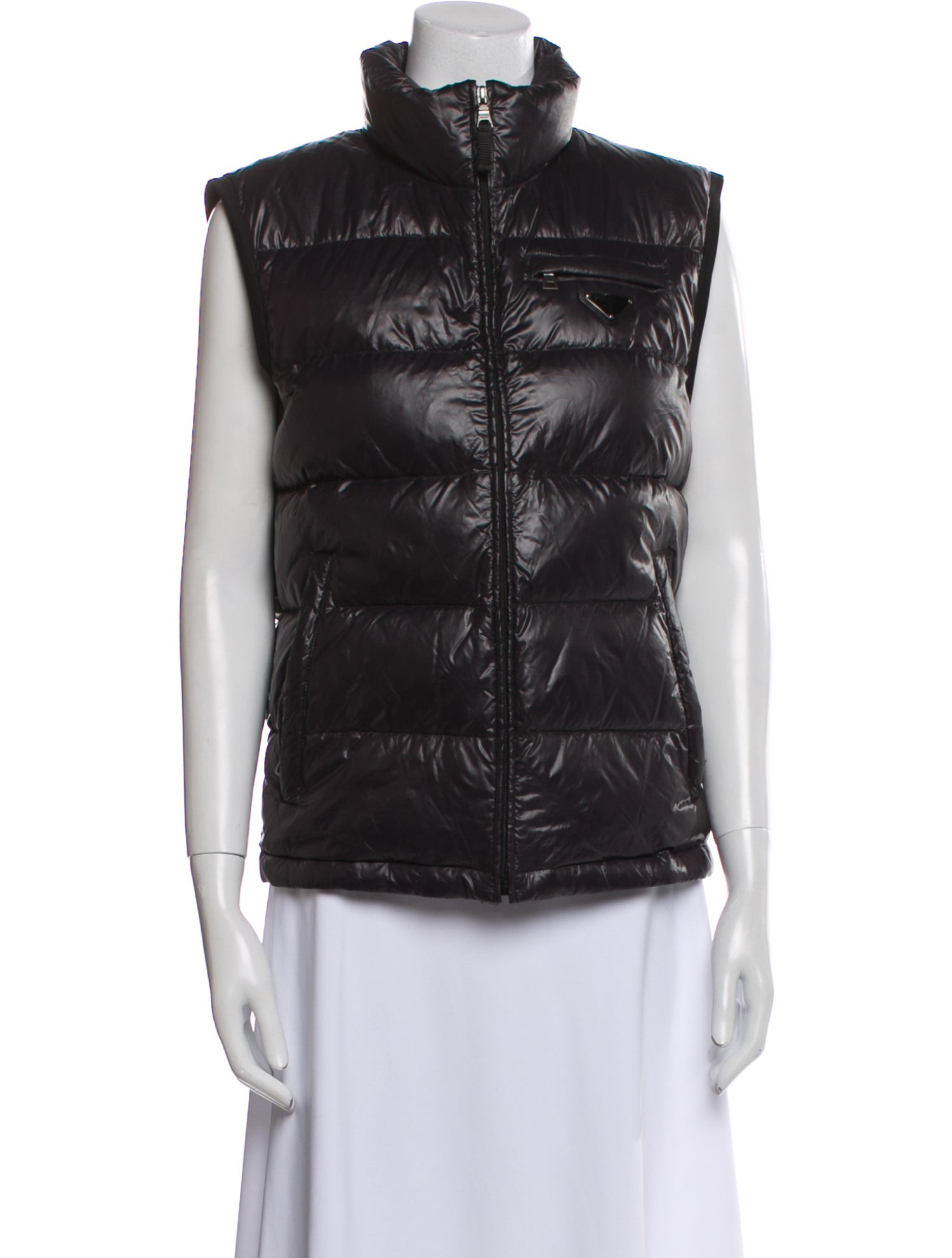 Prada Sport 2013 Enameled Metal Triangle Vest