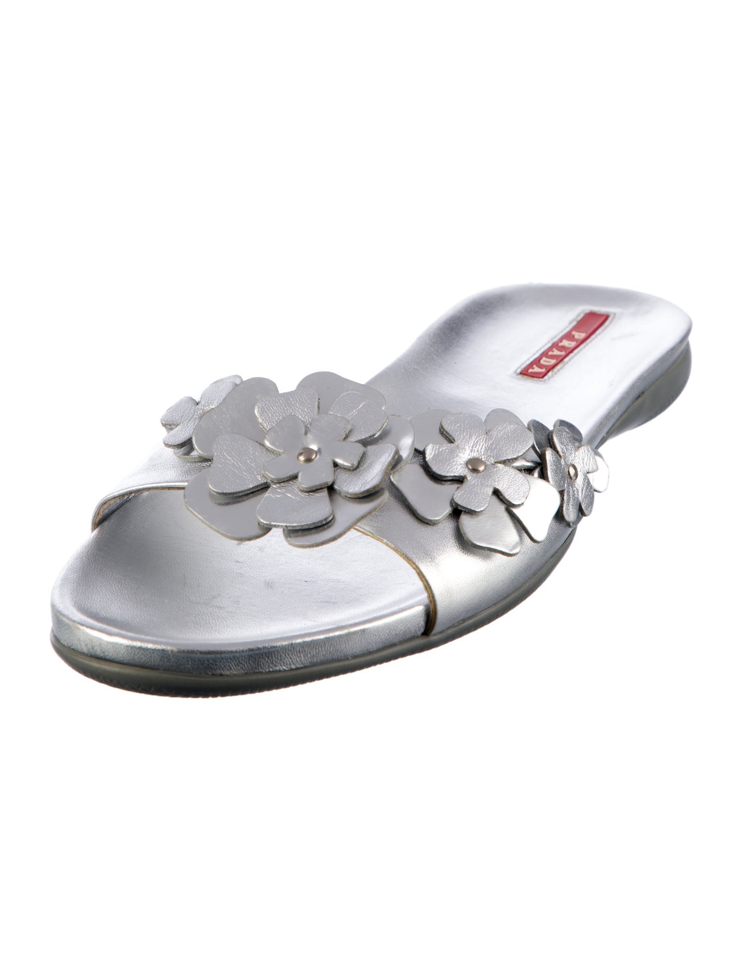 Prada Sport Leather Slides