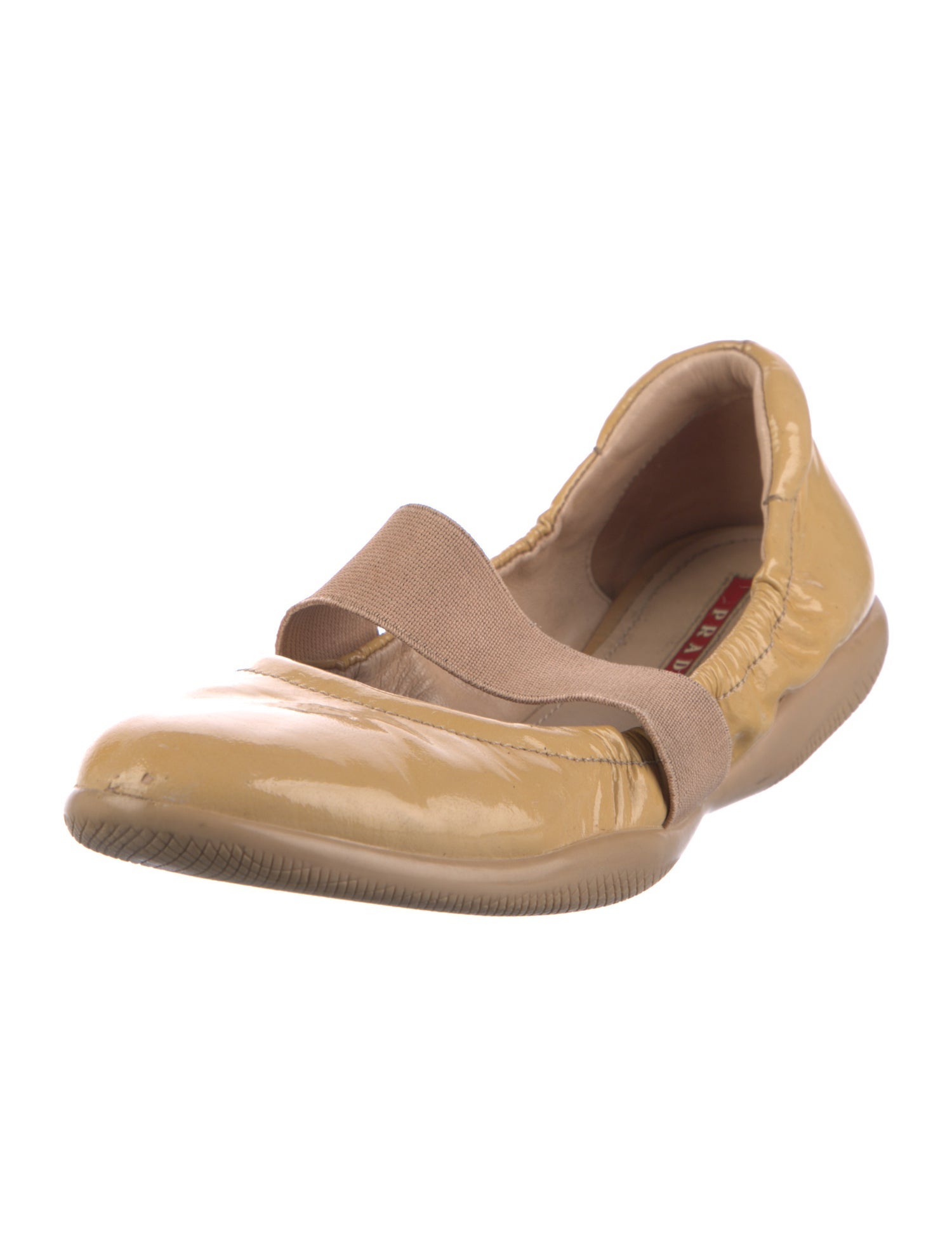Prada Sport Patent Leather Mary Jane Flats