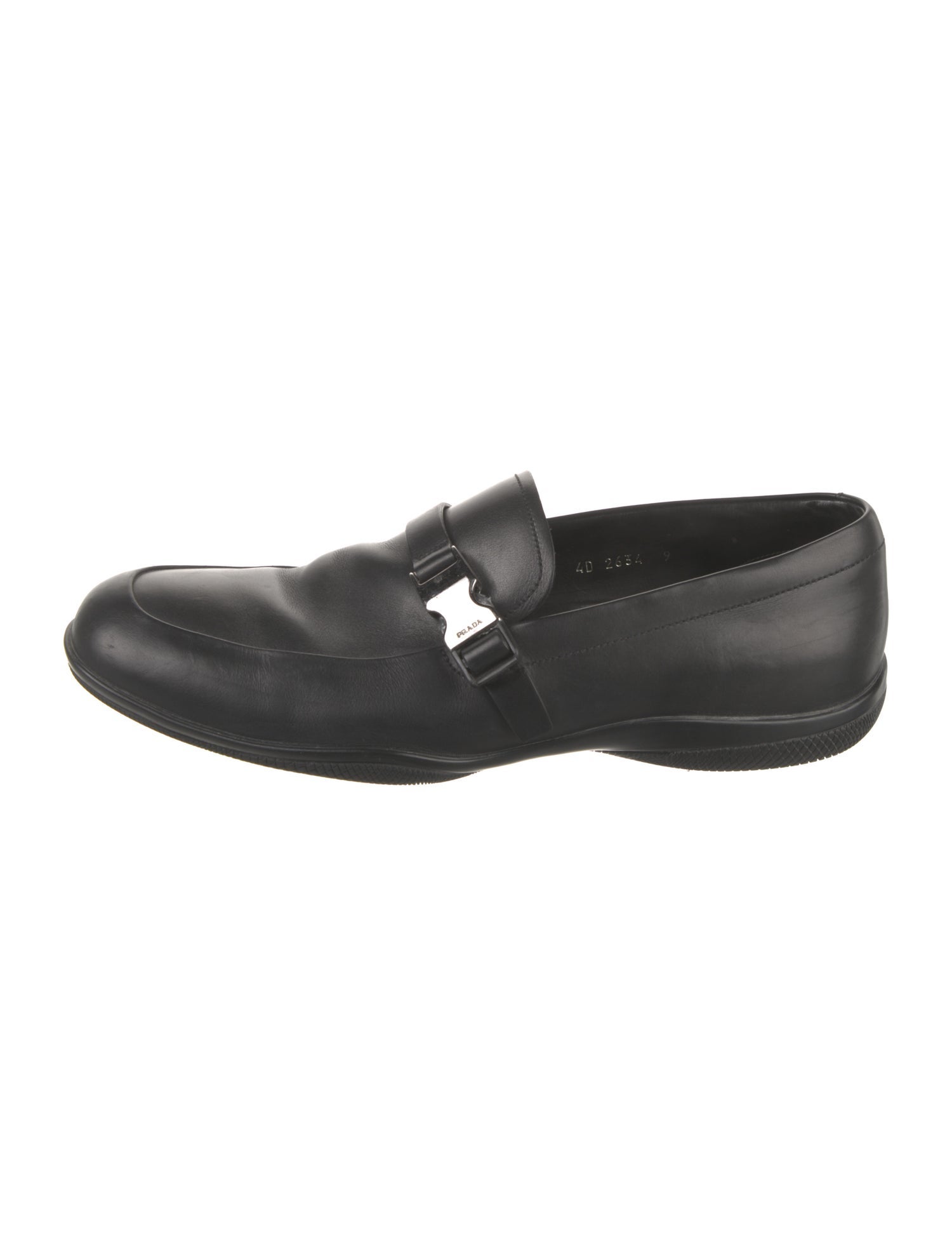 Prada Sport Leather Dress Loafers
