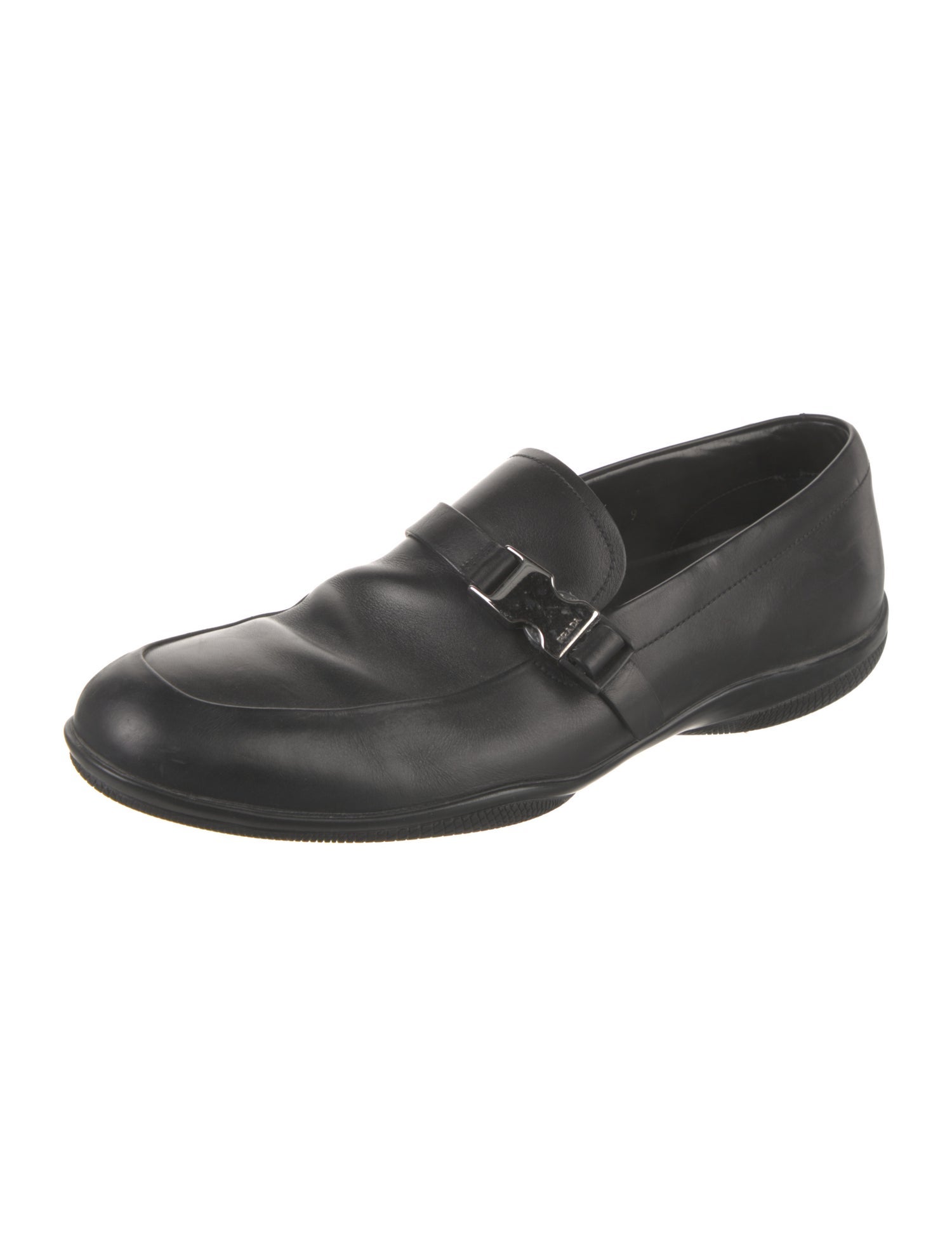 Prada Sport Leather Dress Loafers