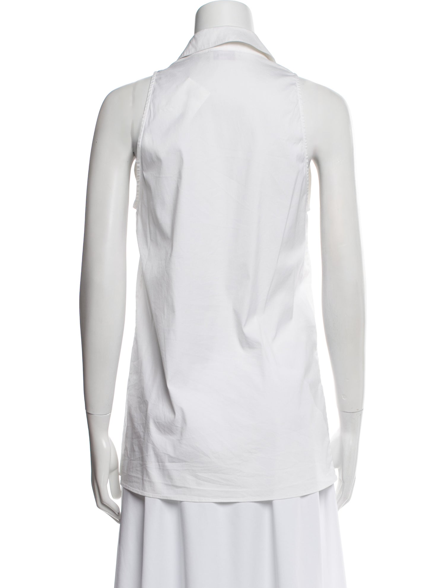 Prada Sport 2012 Sleeveless Button-Up Top