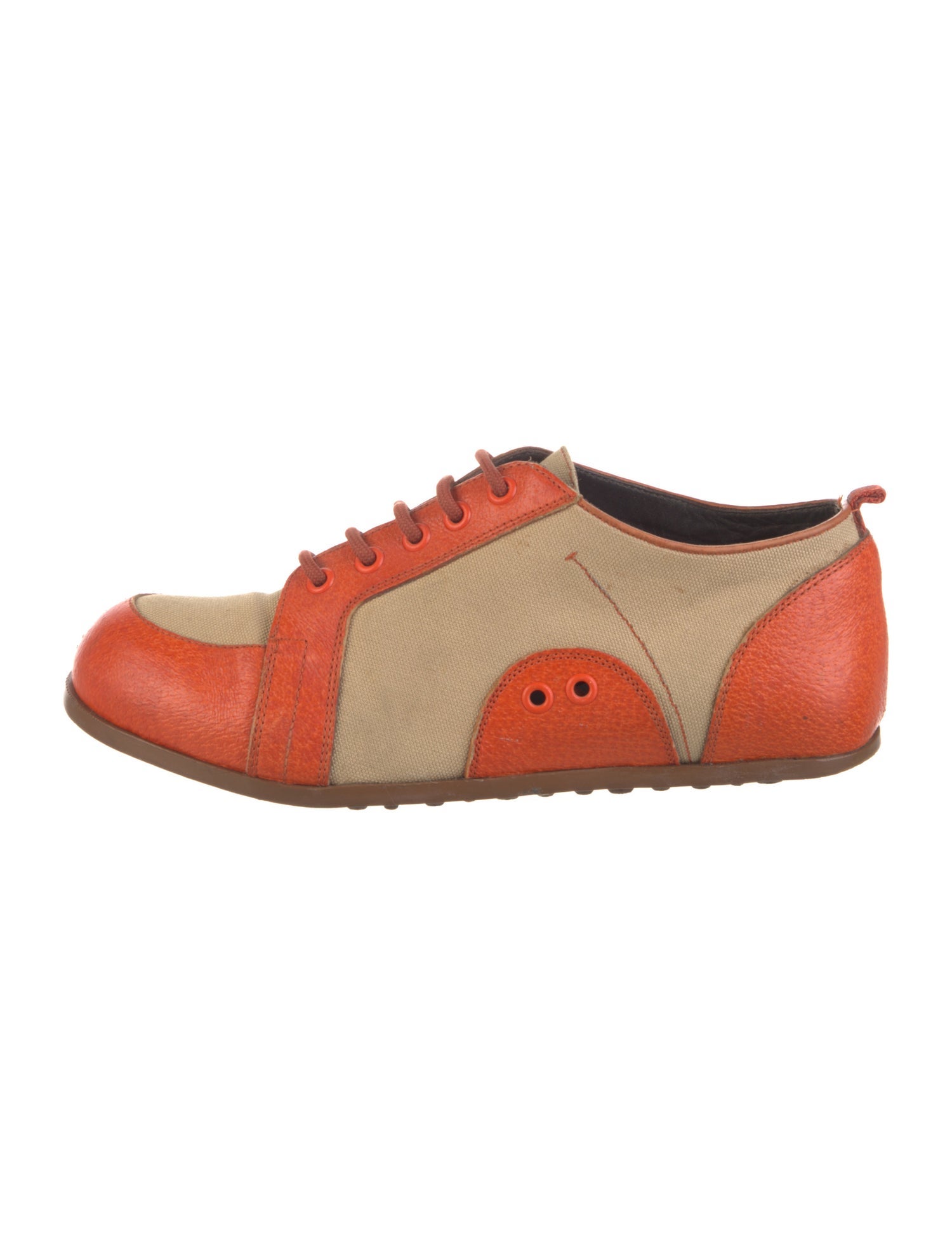 Prada Sport Canvas Colorblock Pattern Oxfords