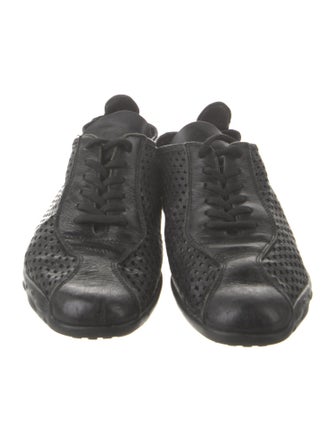 Prada Sport Leather Printed Sneakers