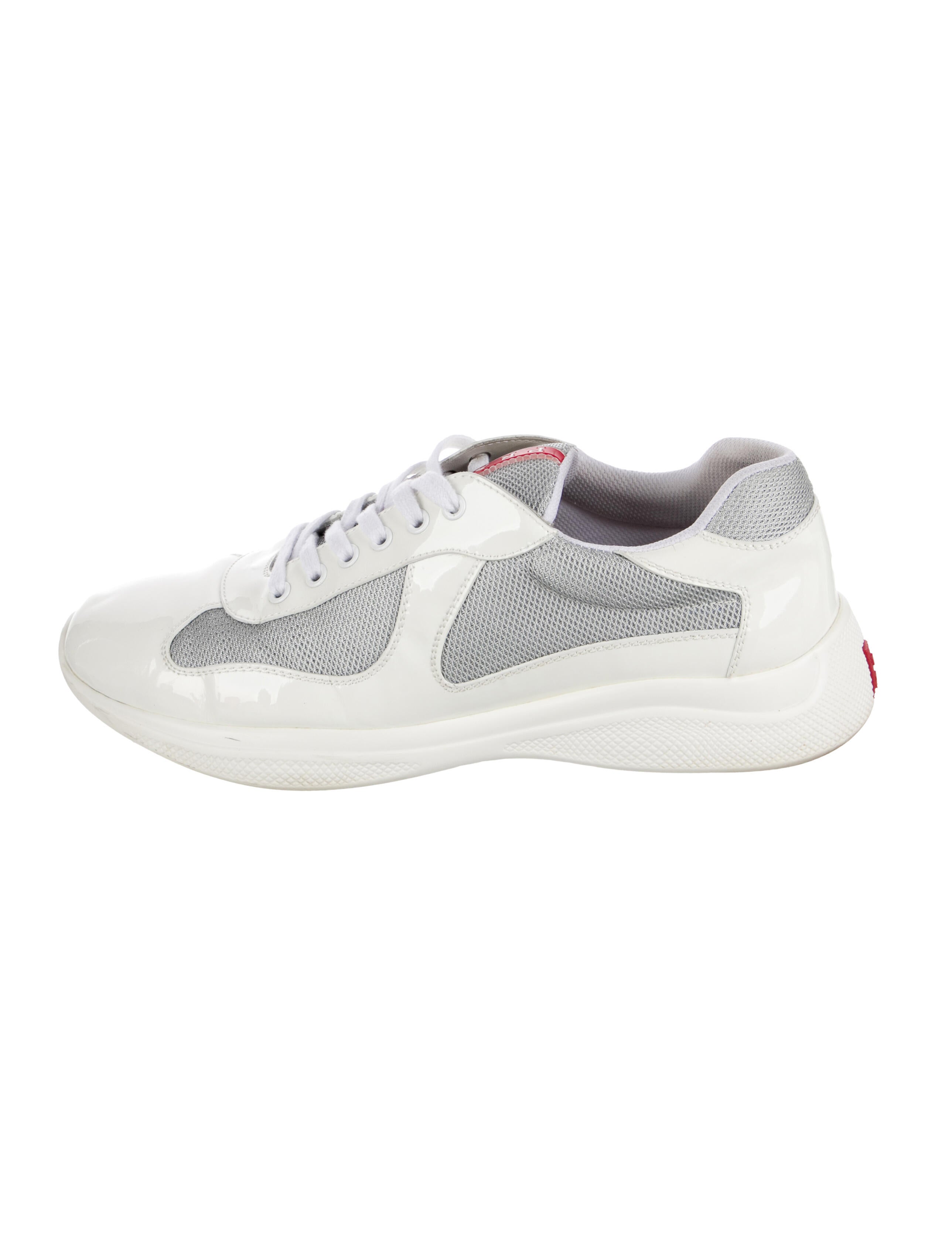 Prada Sport Patent Leather Athletic Sneakers