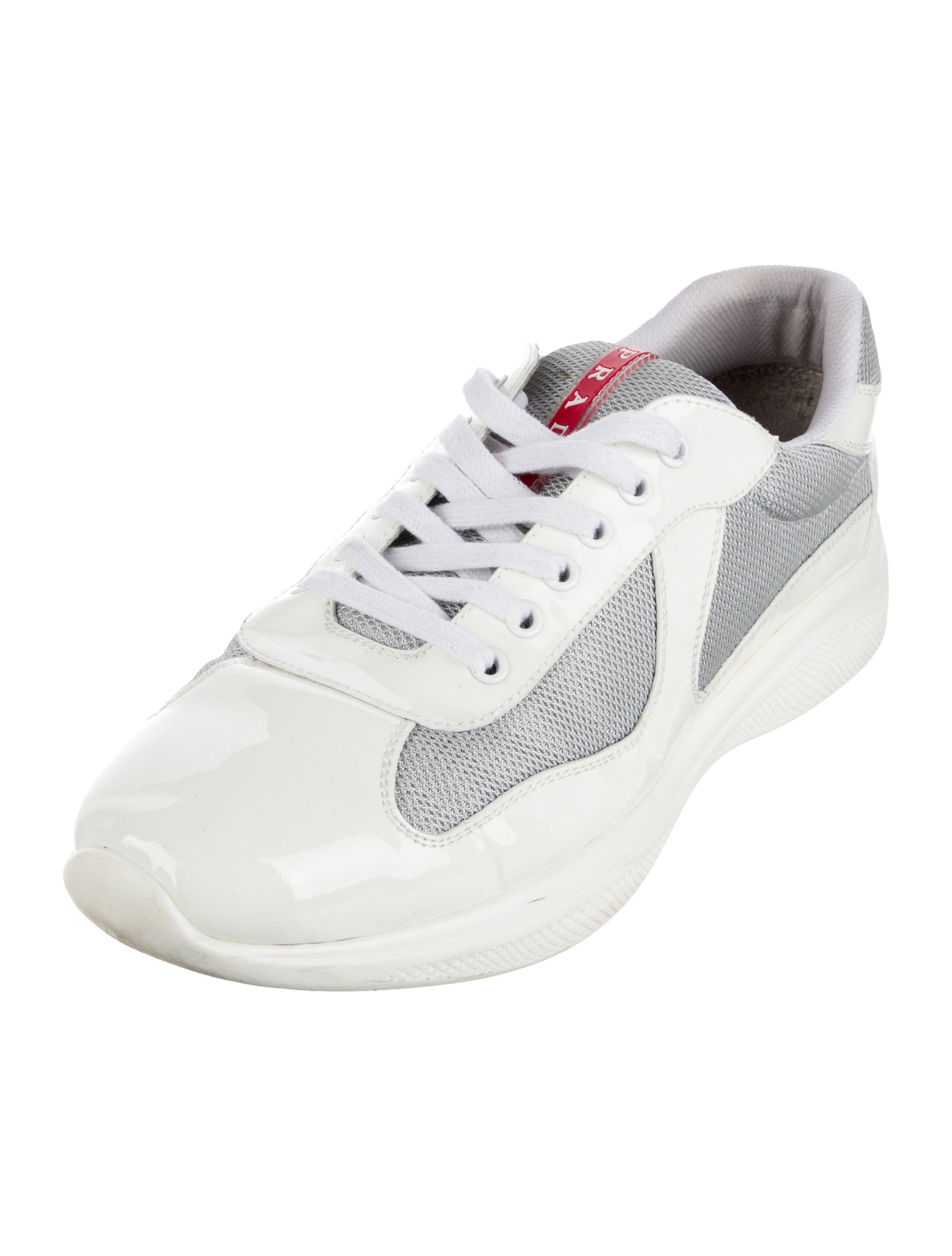 Prada Sport Patent Leather Athletic Sneakers