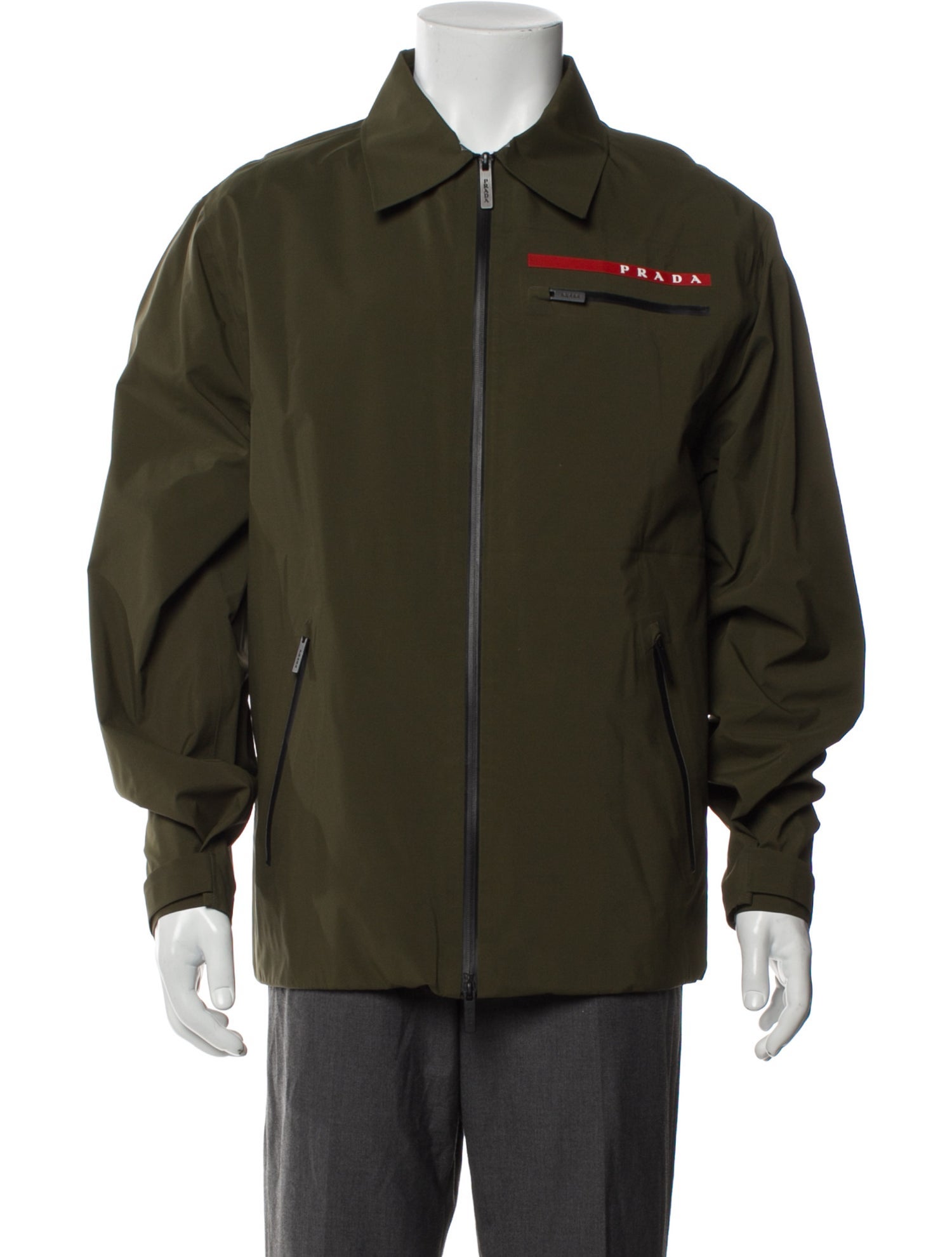 Prada 2019 Graphic Print Windbreaker