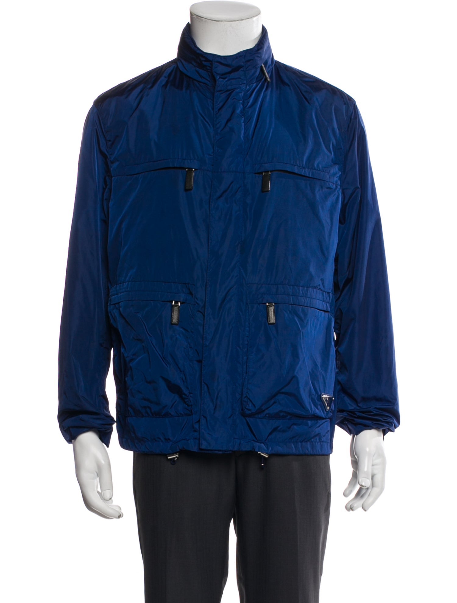 Prada Sport 2013 Enameled Metal Triangle Windbreaker