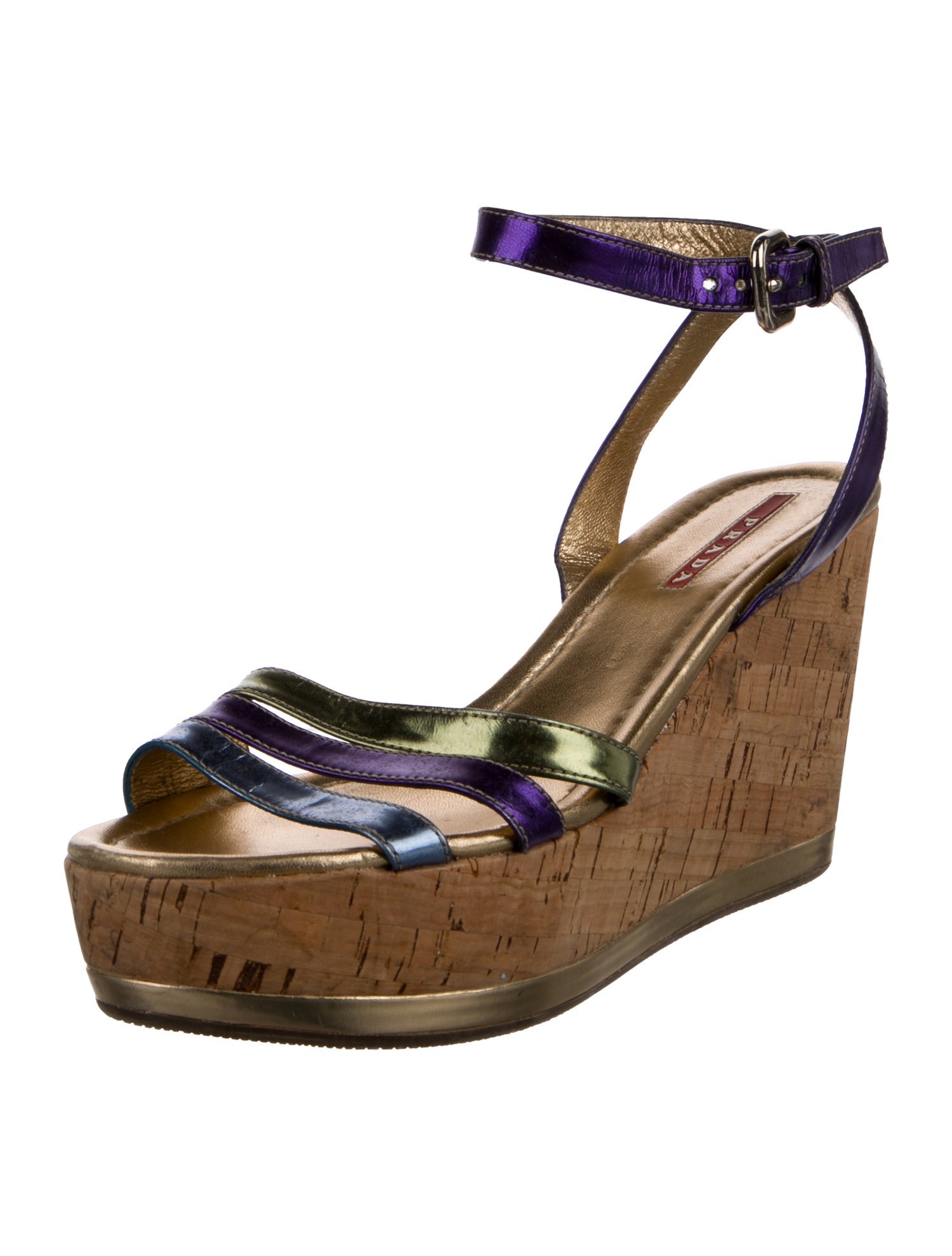 Prada Sport Leather Sandals