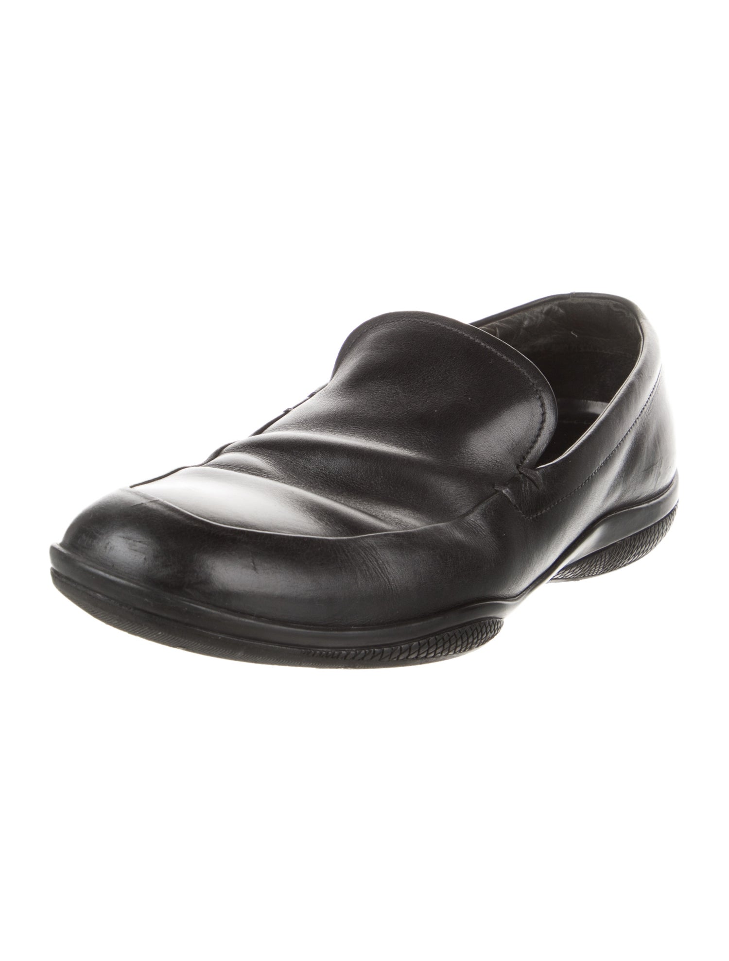 Prada Sport Leather Loafers