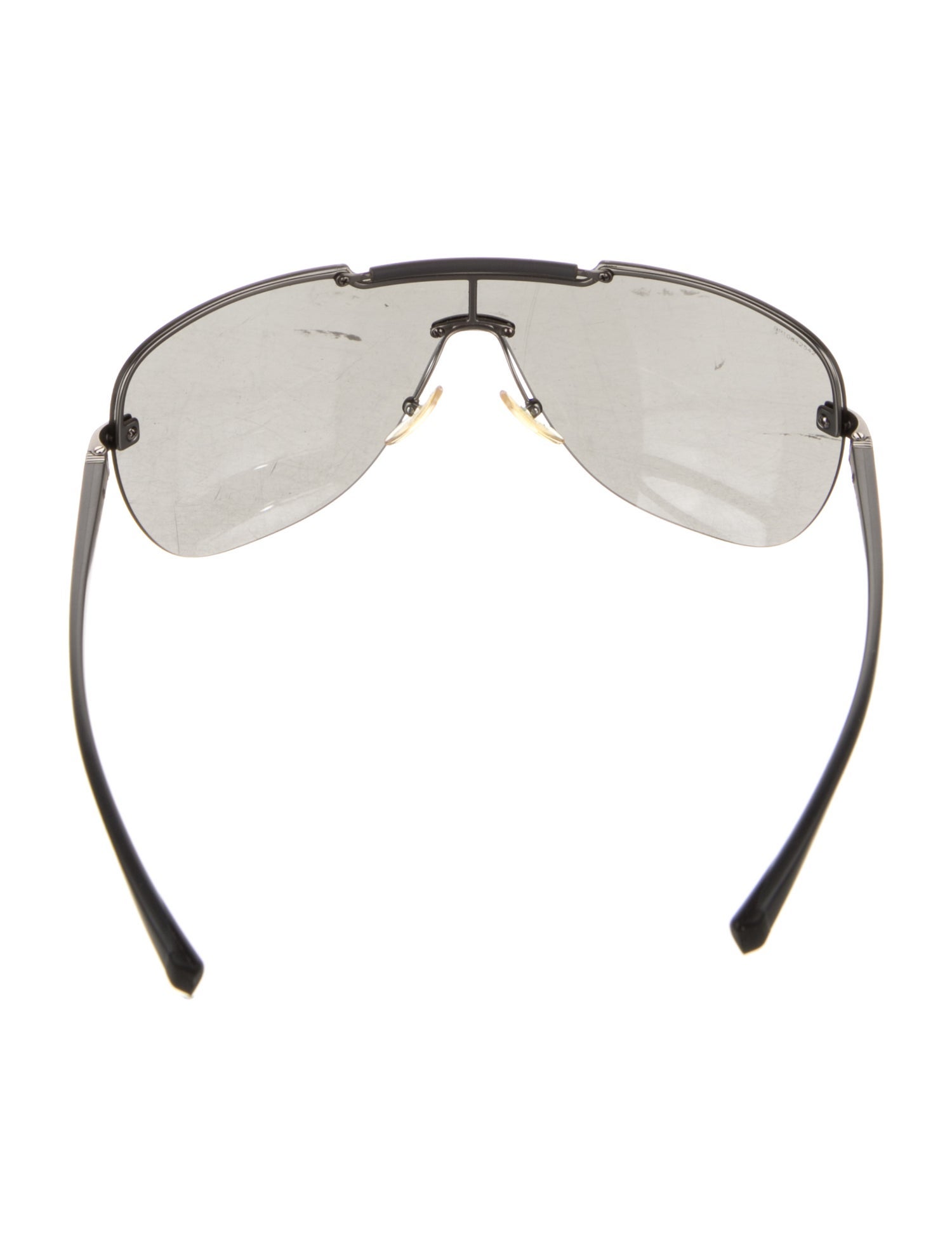 Prada Sport Shield Mirrored Sunglasses