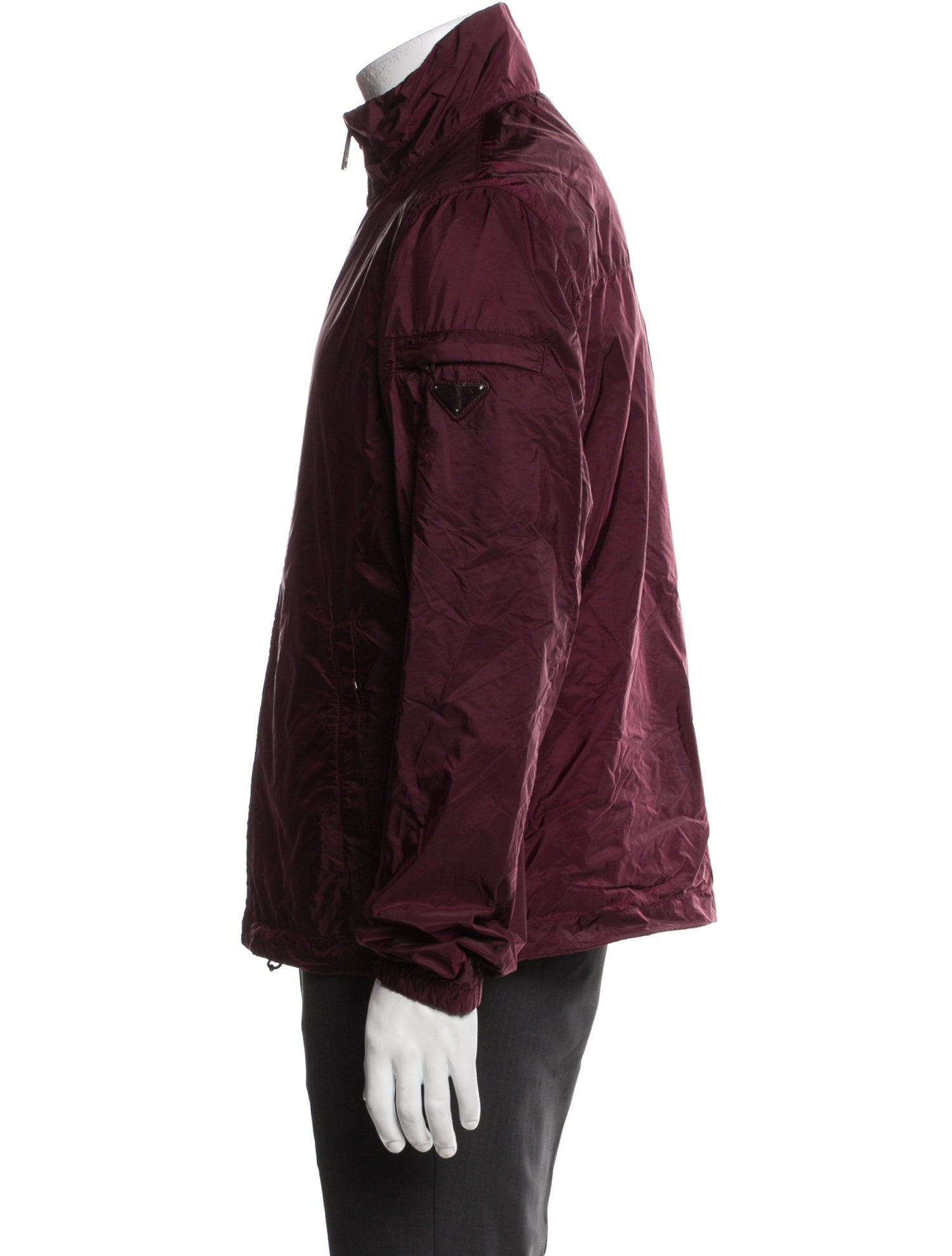 Prada Sport 2014 Enameled Metal Triangle Windbreaker