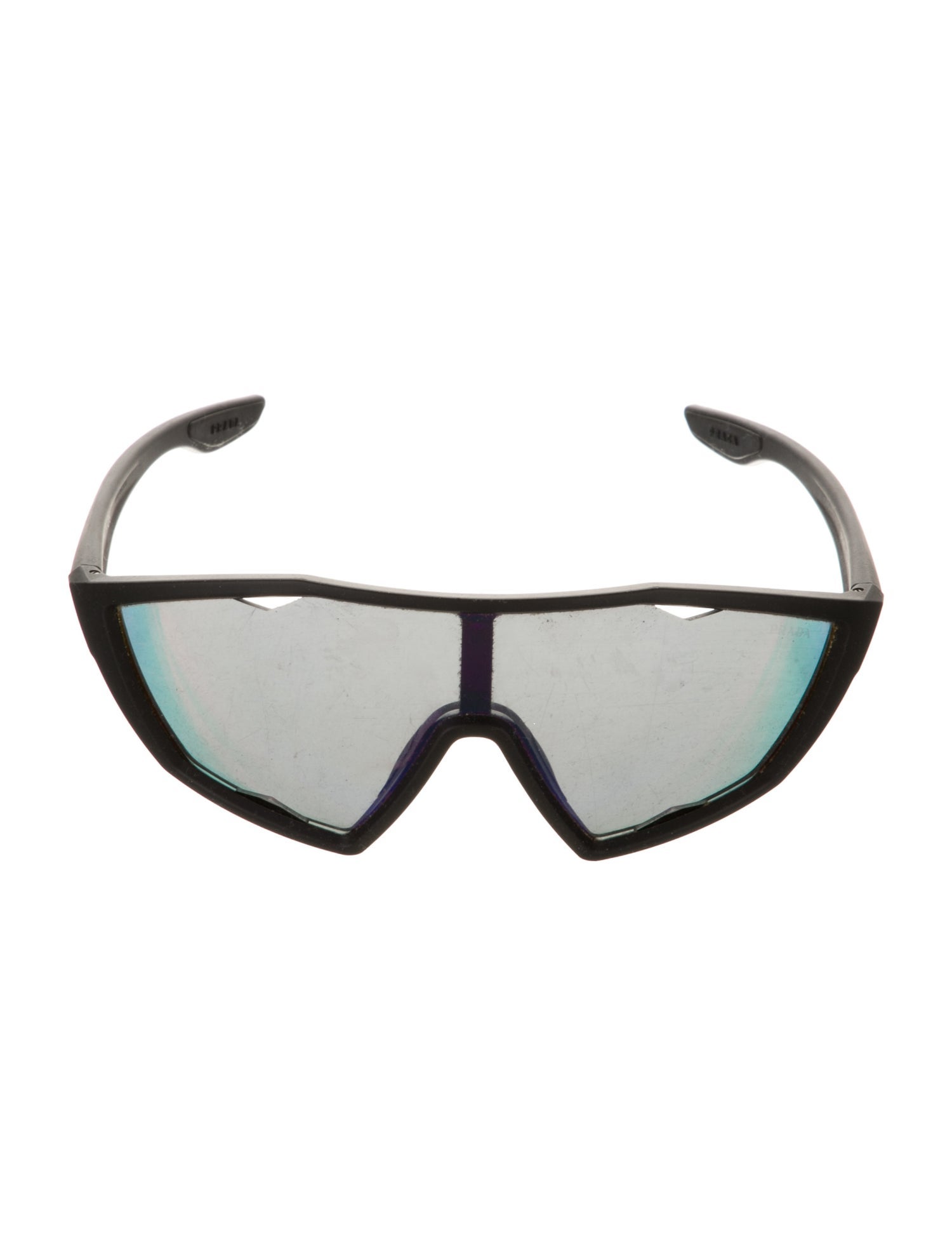 Prada Sport Shield Mirrored Sunglasses