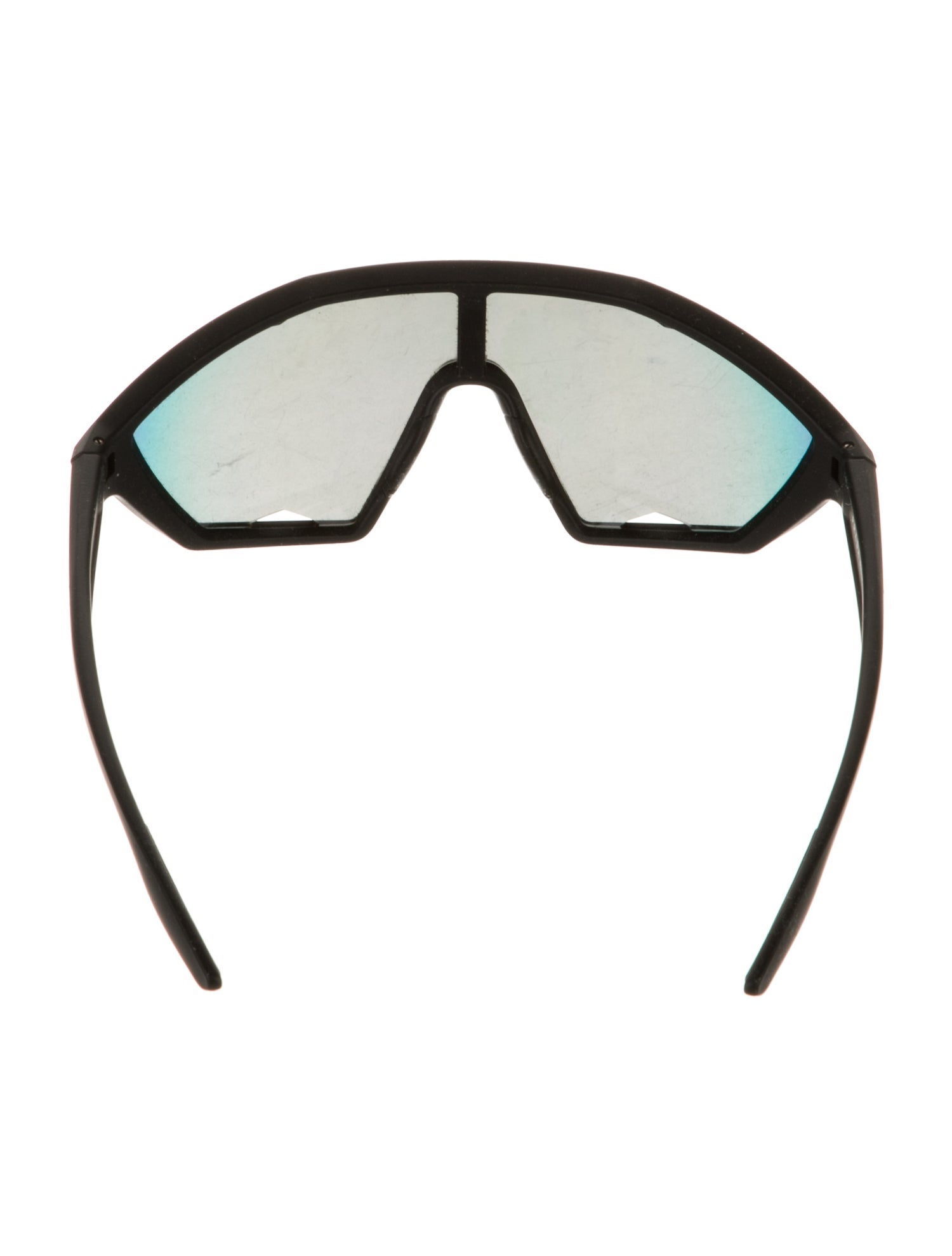 Prada Sport Shield Mirrored Sunglasses
