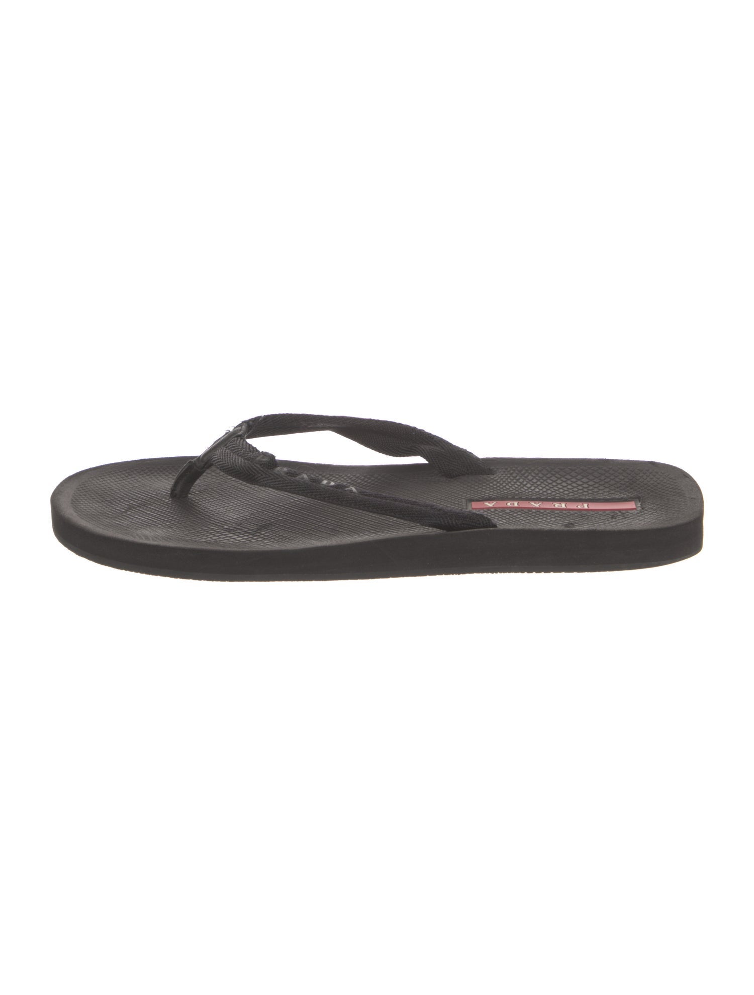 Prada Sport Rubber Flip Flops