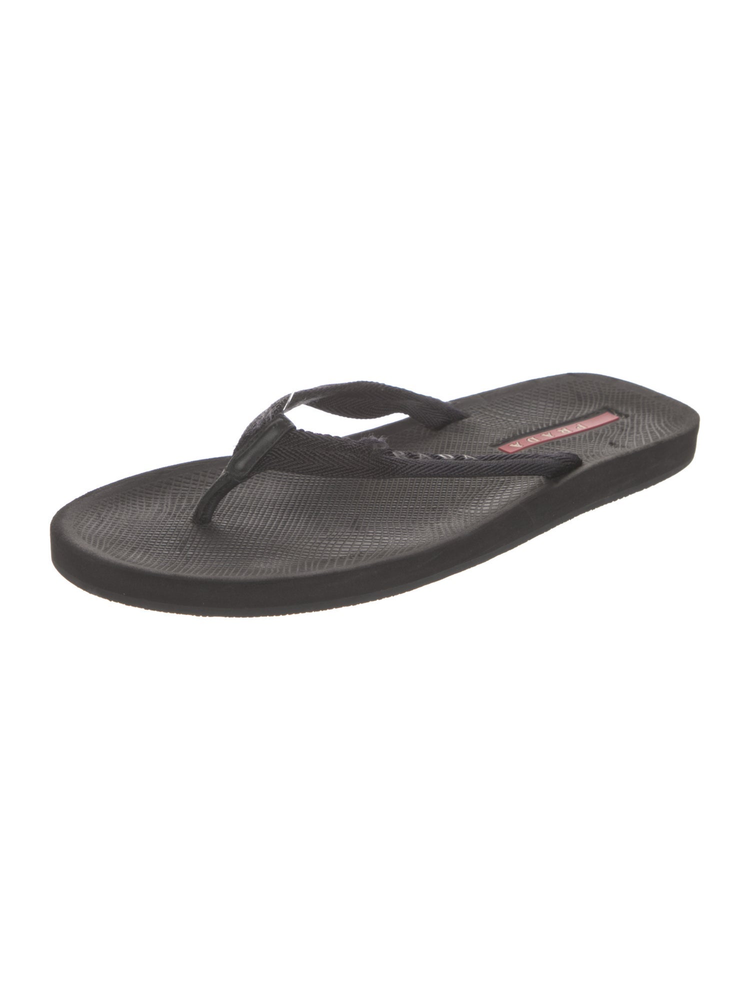 Prada Sport Rubber Flip Flops