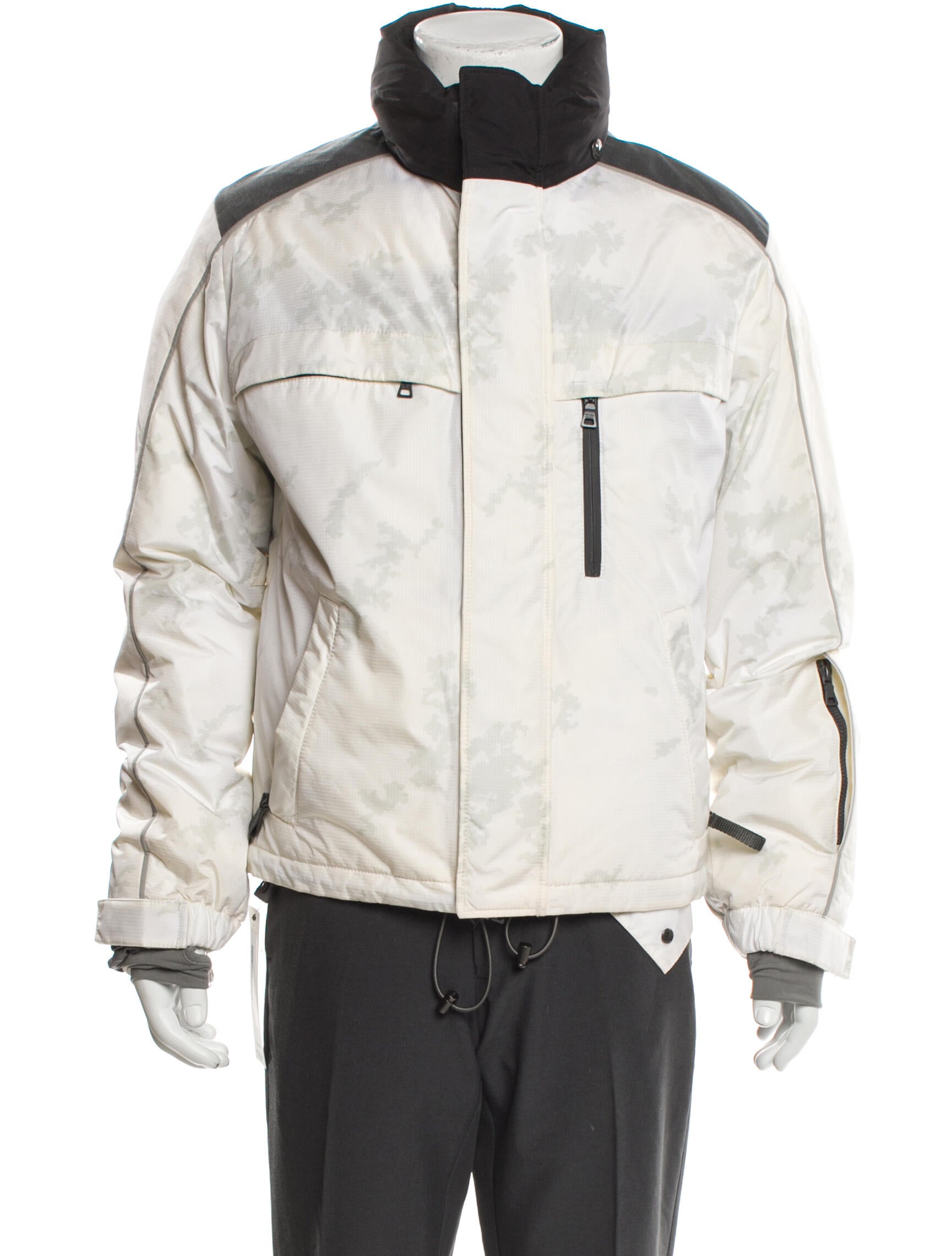 Prada Sport 2012 Colorblock Pattern Parka