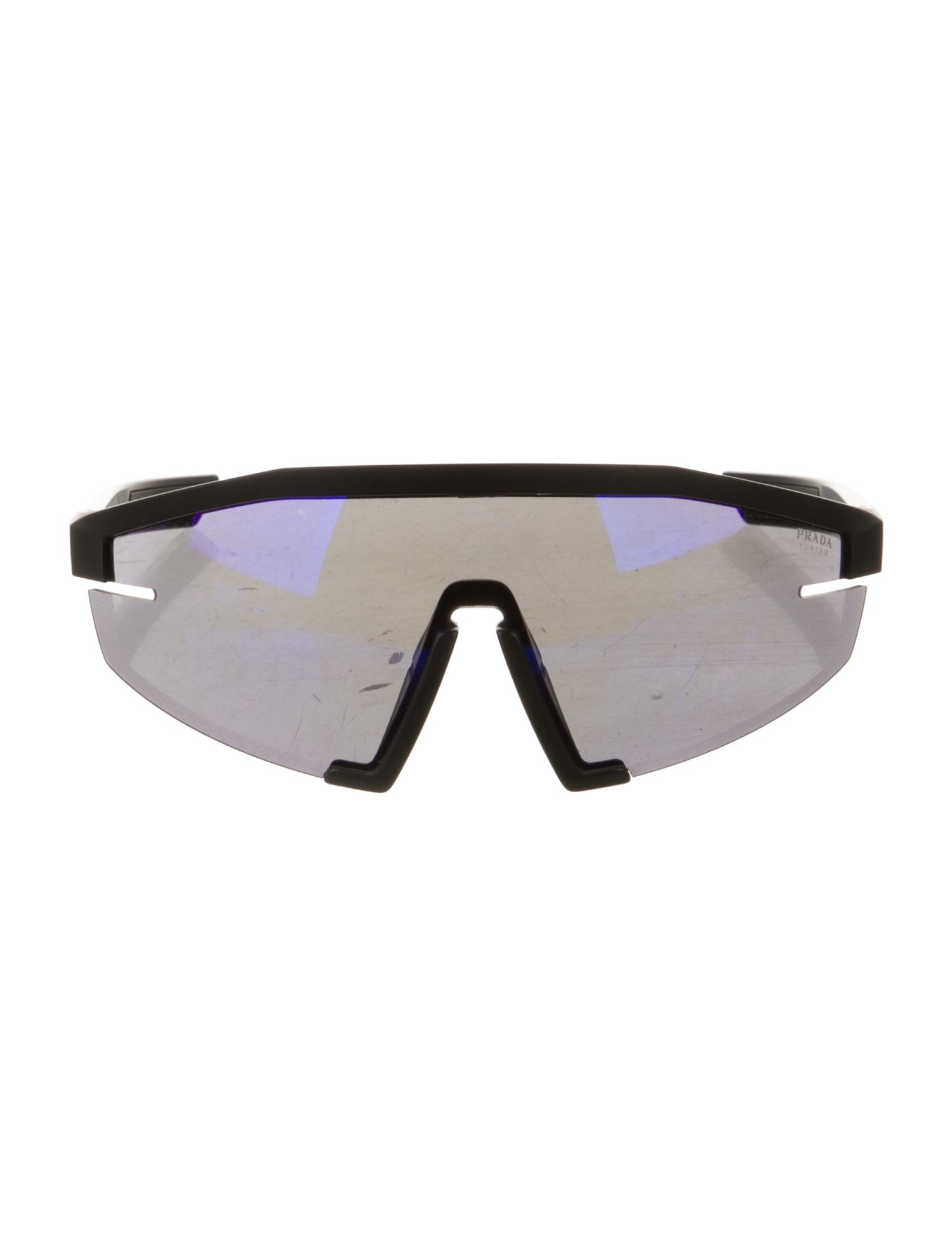 Prada Sport Shield Mirrored Sunglasses