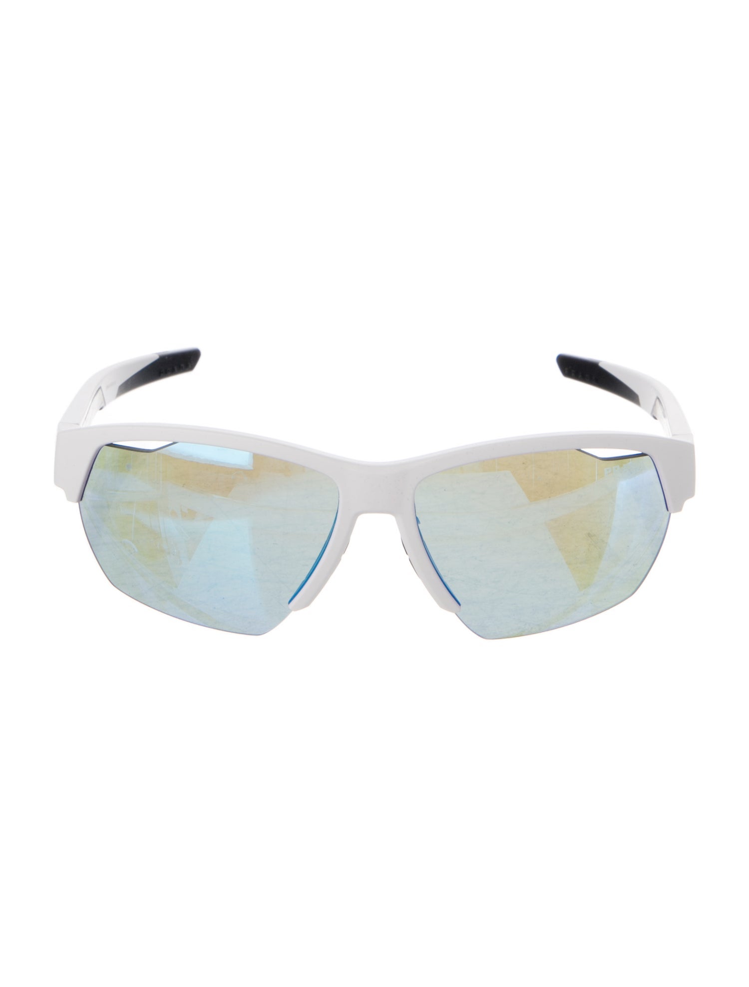 Prada Sport Shield Mirrored Sunglasses