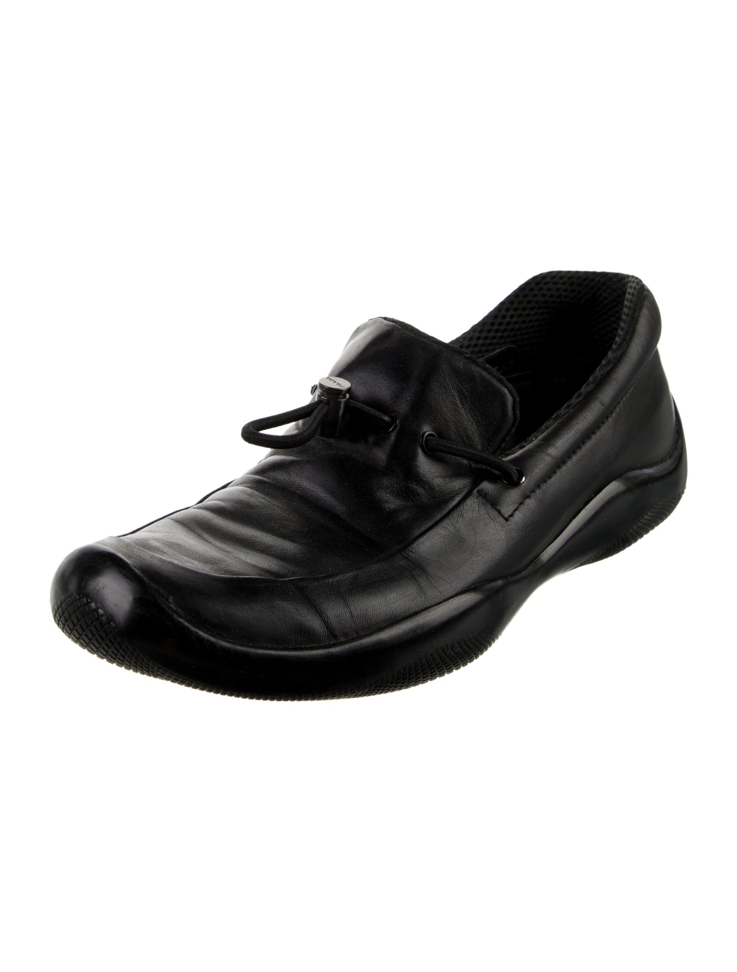 Prada Sport Leather Loafers