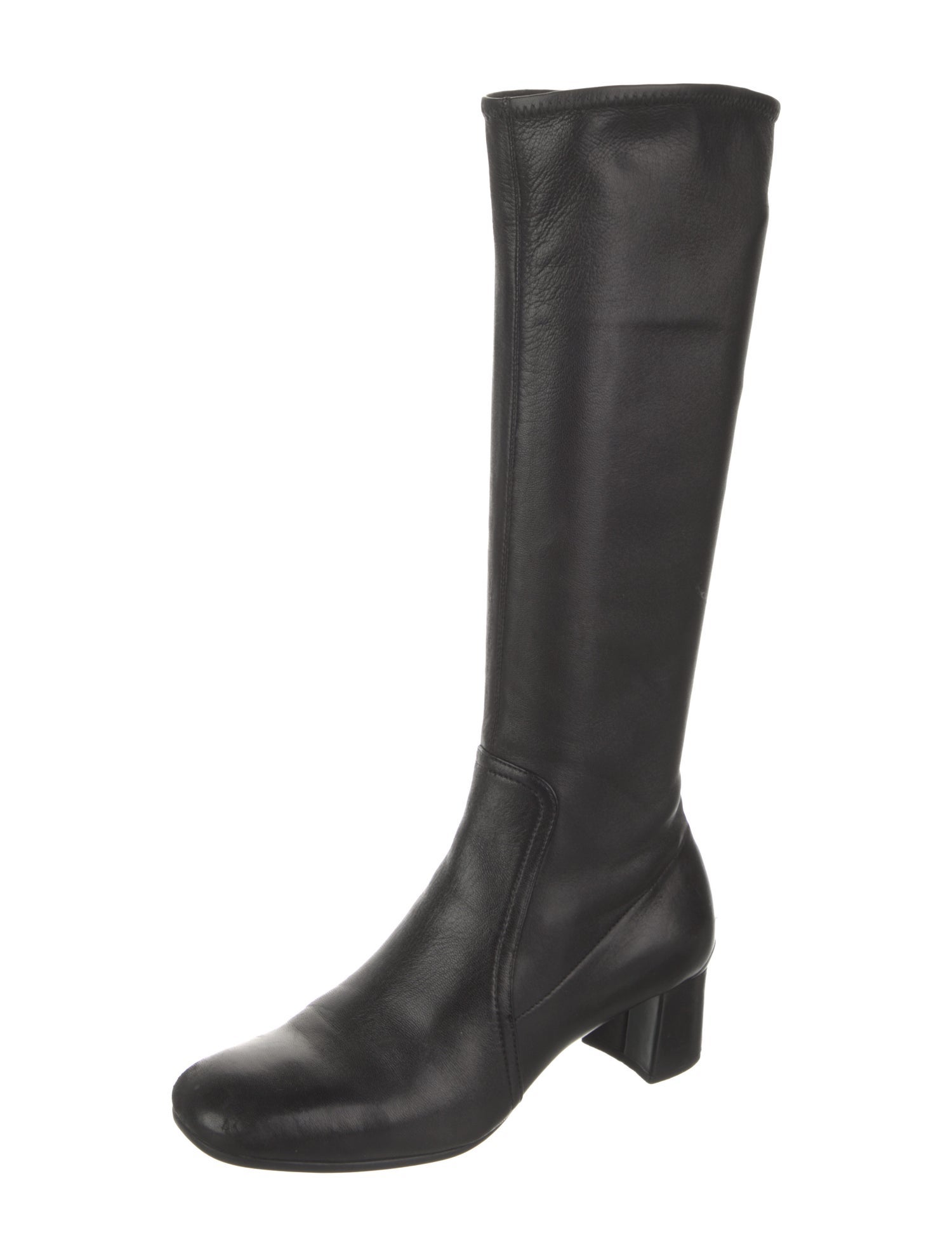 Prada Sport Leather Riding Boots