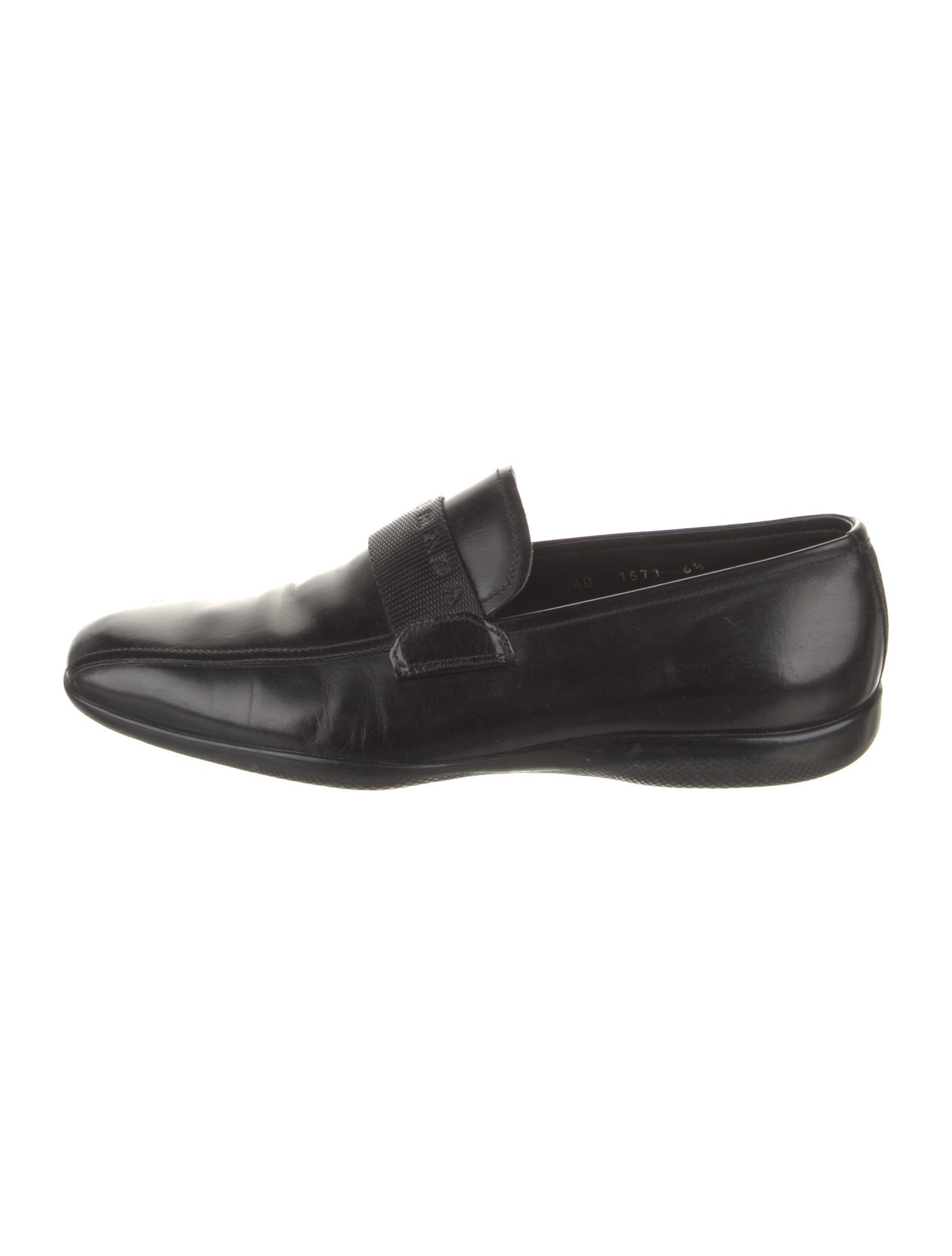 Prada Sport Leather Loafers