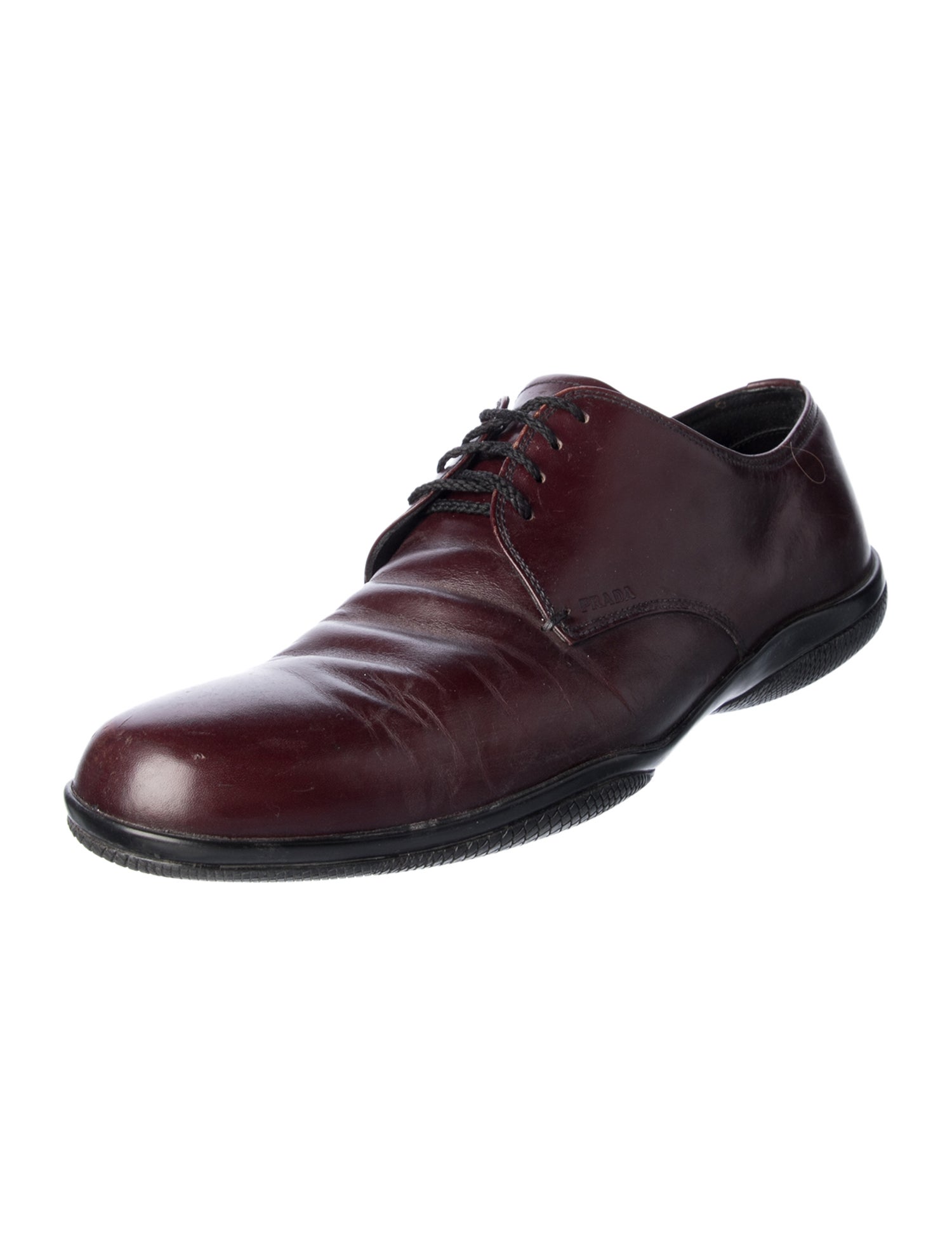 Prada Sport Leather Derby Shoes