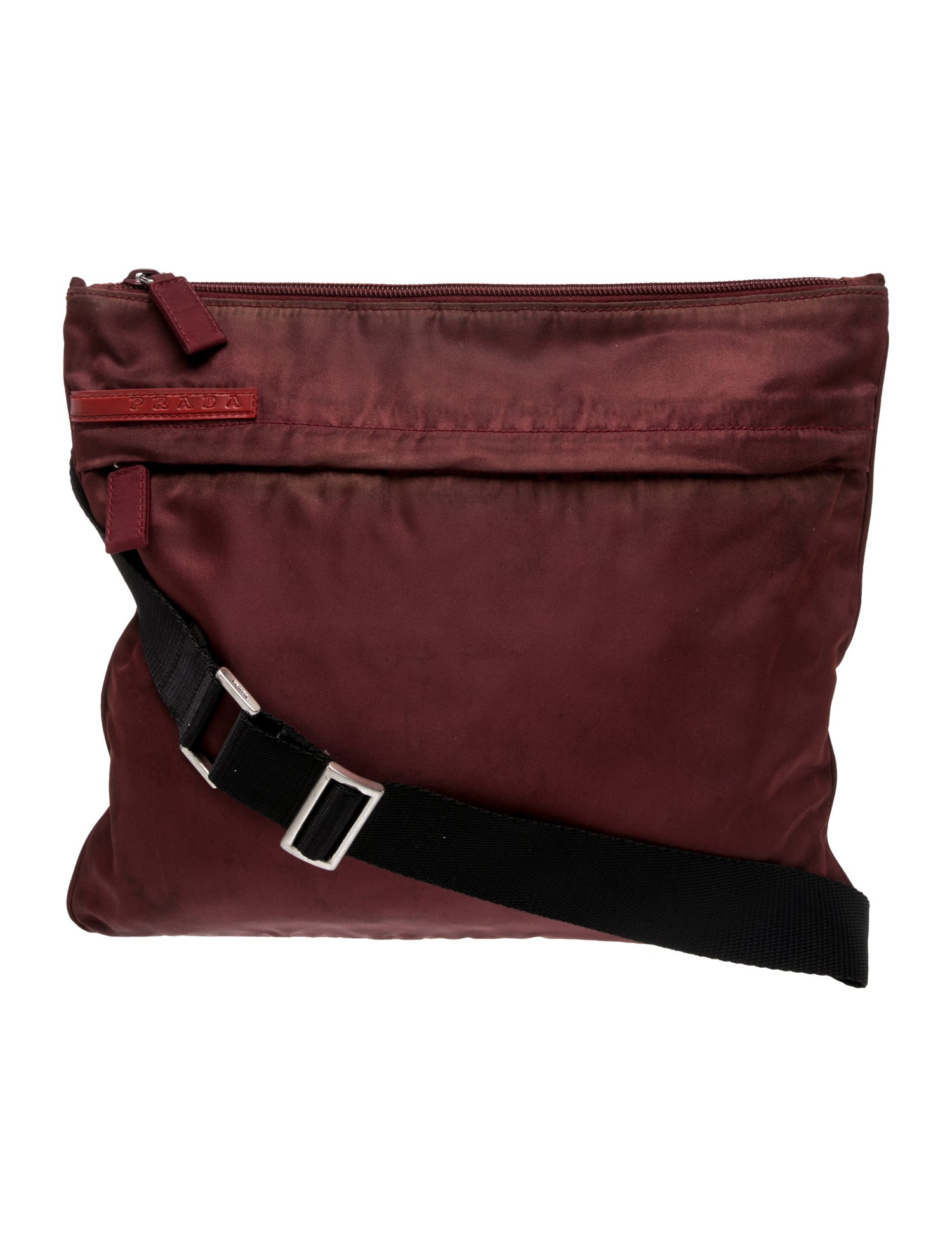 [レア] 00s PRADA SPORT バンドゥトップ イタリア製 Prada Sport Tessuto Nylon Crossbody Bag - Burgundy Crossbody Bags