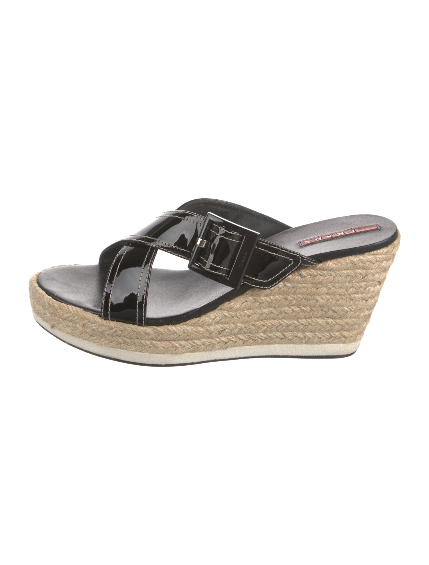 Prada Sport Patent Leather Espadrilles