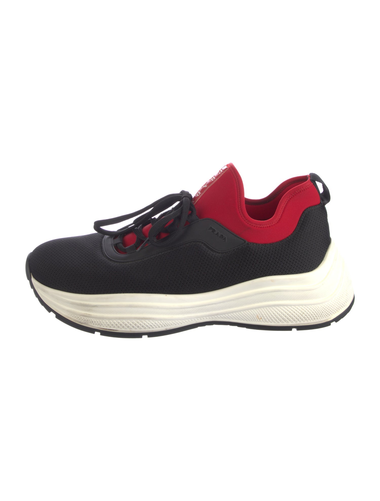 Prada Sport Colorblock Pattern Athletic Sneakers