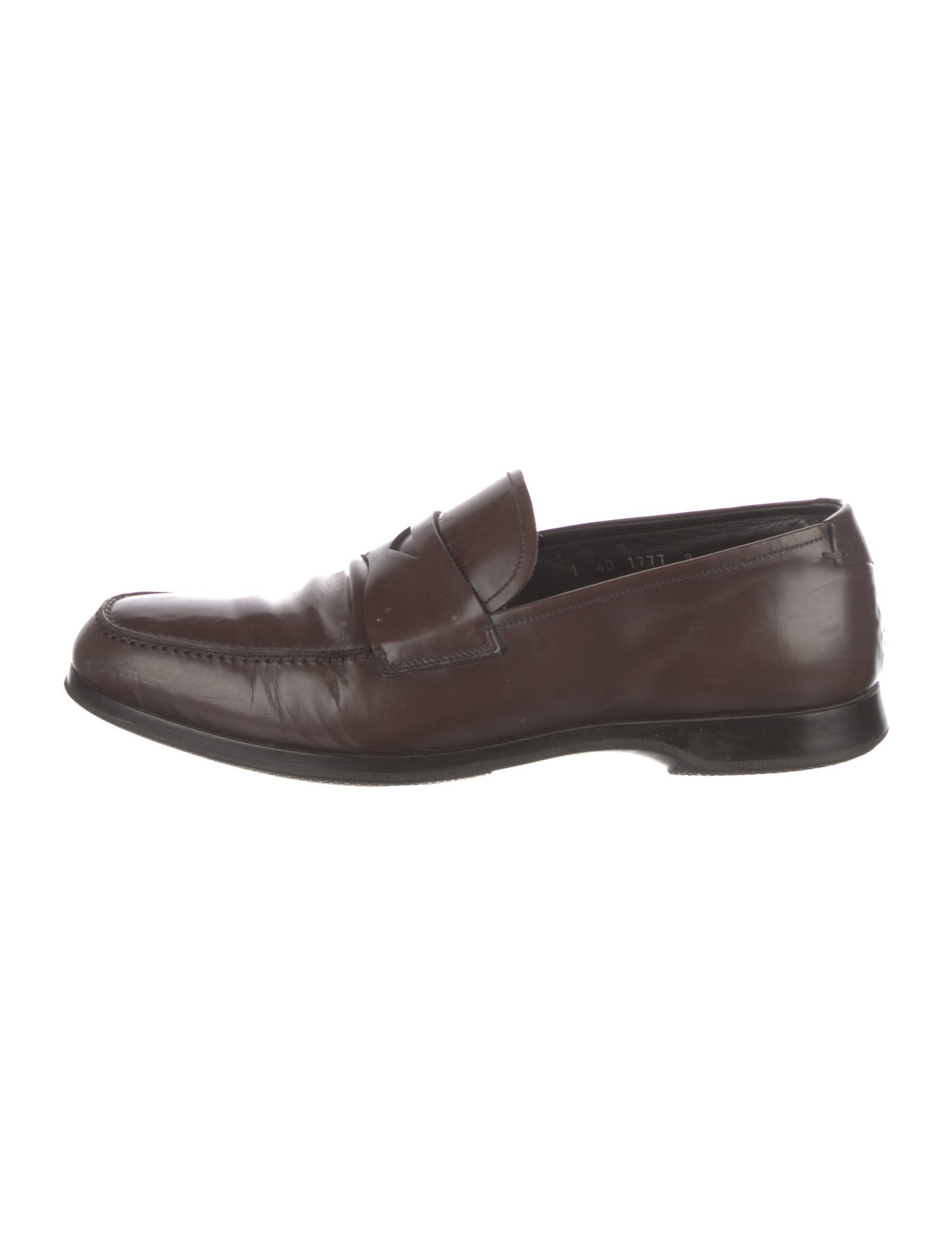 Prada Sport Leather Dress Loafers