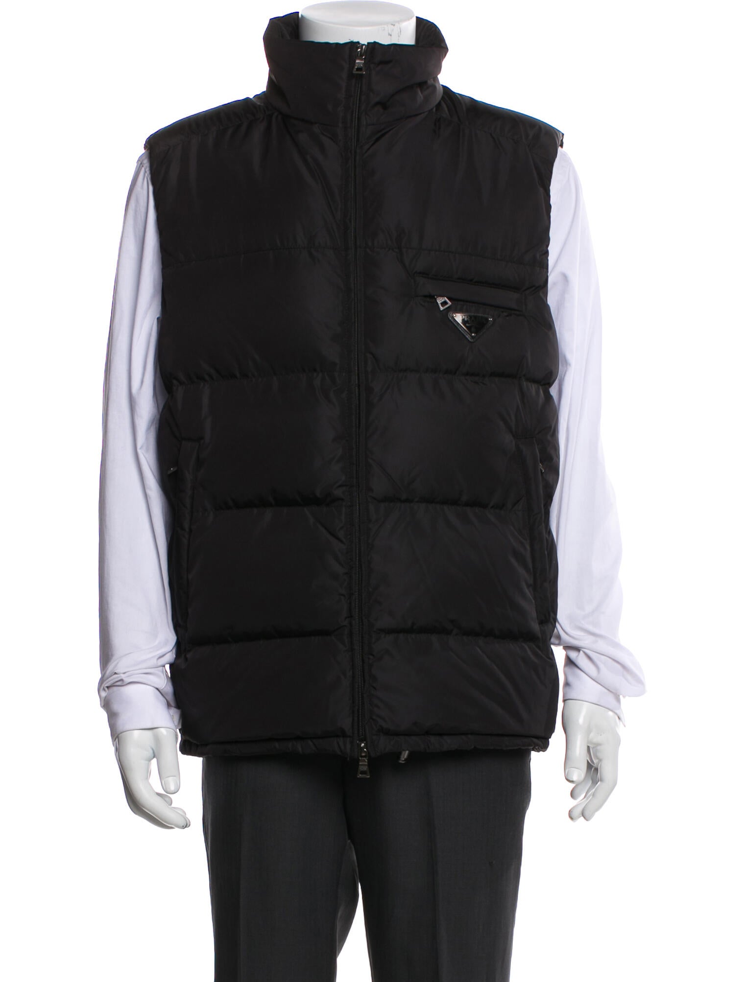 Prada Sport 2012 Enameled Metal Triangle Vest