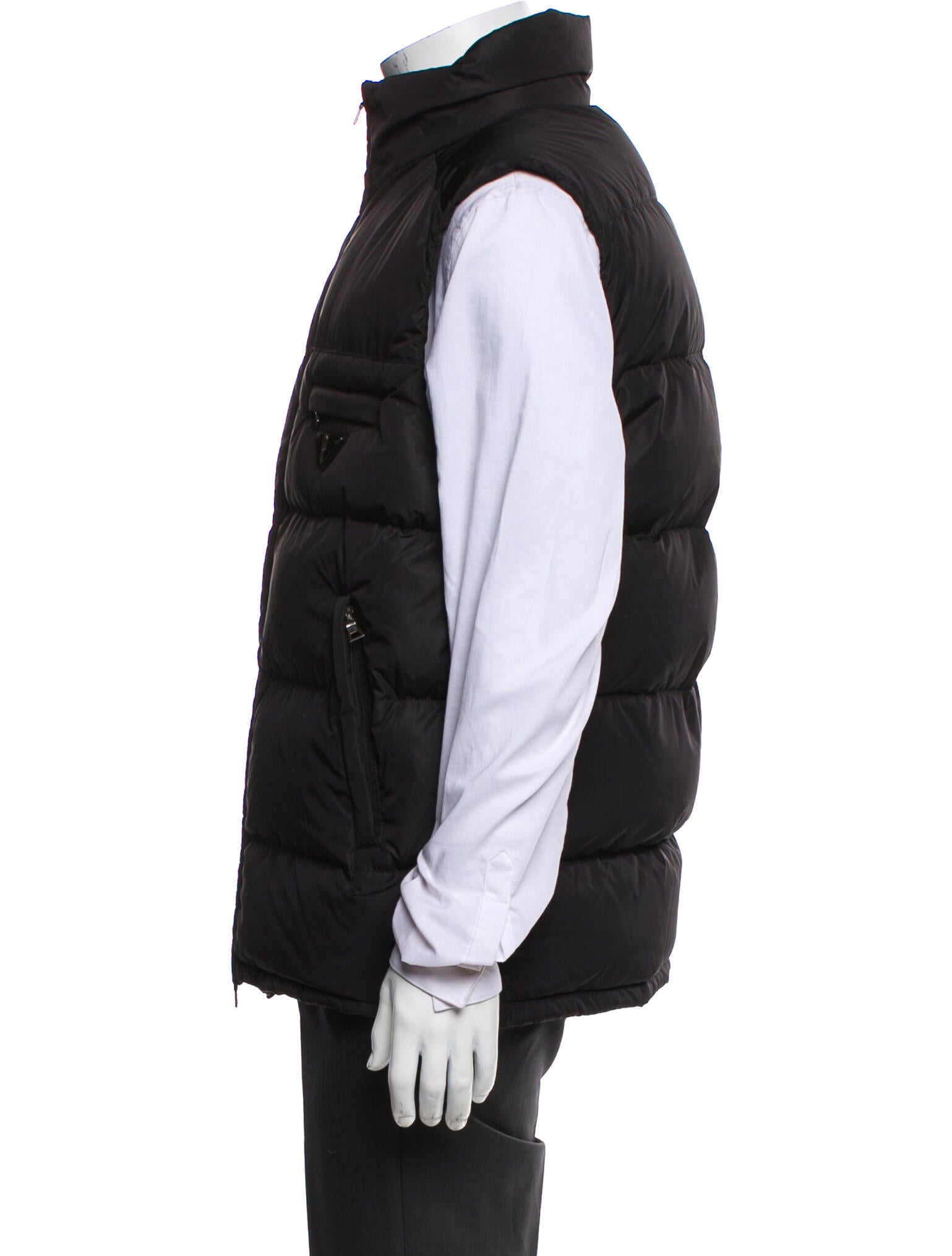 Prada Sport 2012 Enameled Metal Triangle Vest