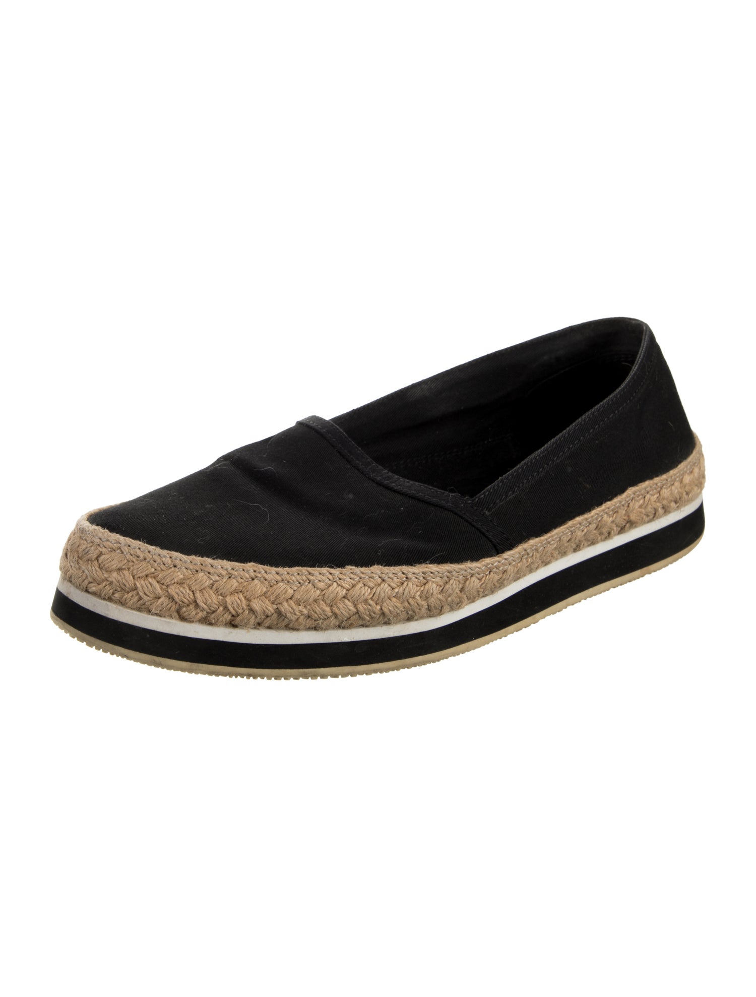 Prada Sport Canvas Colorblock Pattern Espadrilles