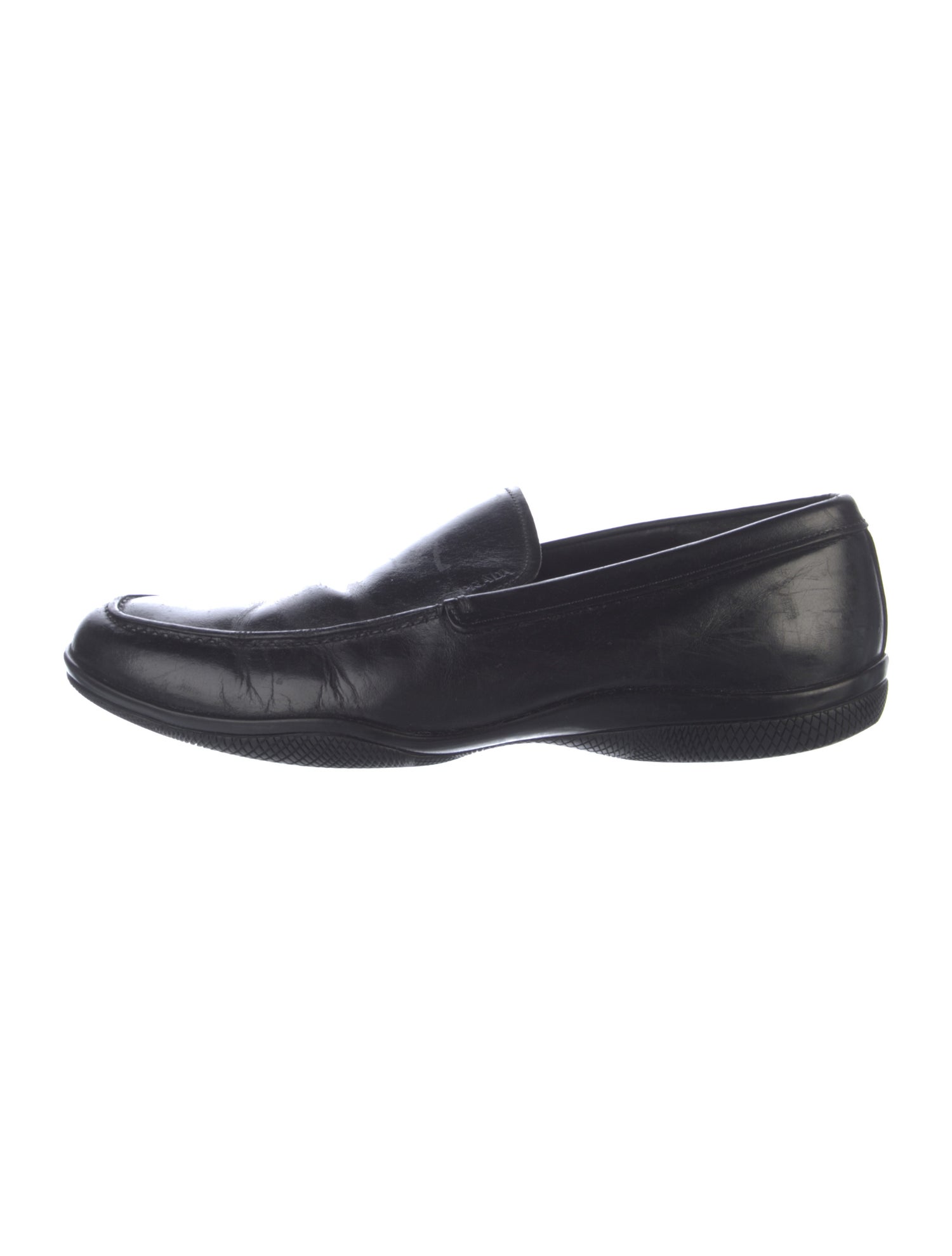 Prada Sport Leather Loafers