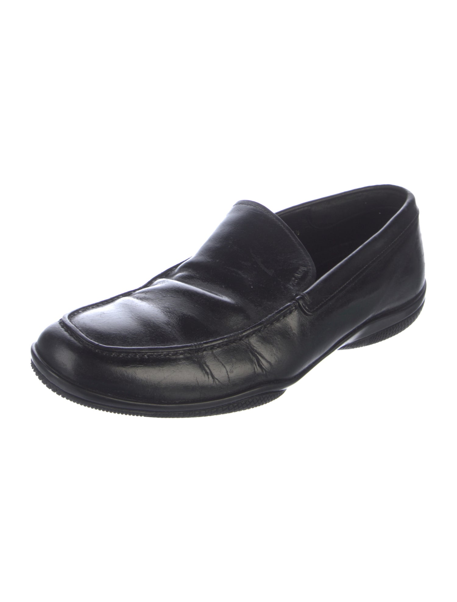 Prada Sport Leather Loafers