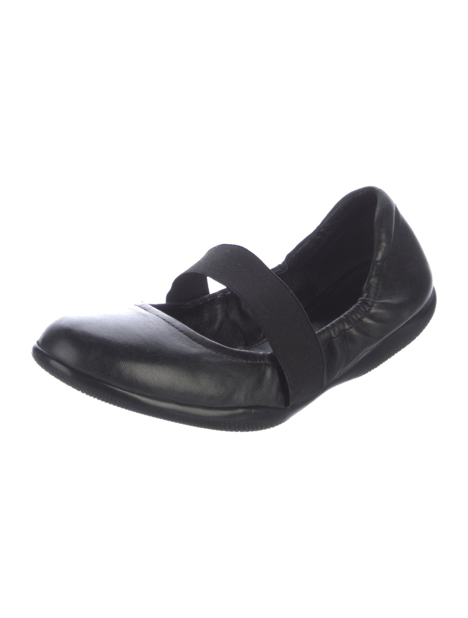 Prada Sport Vintage Leather Mary Jane Flats