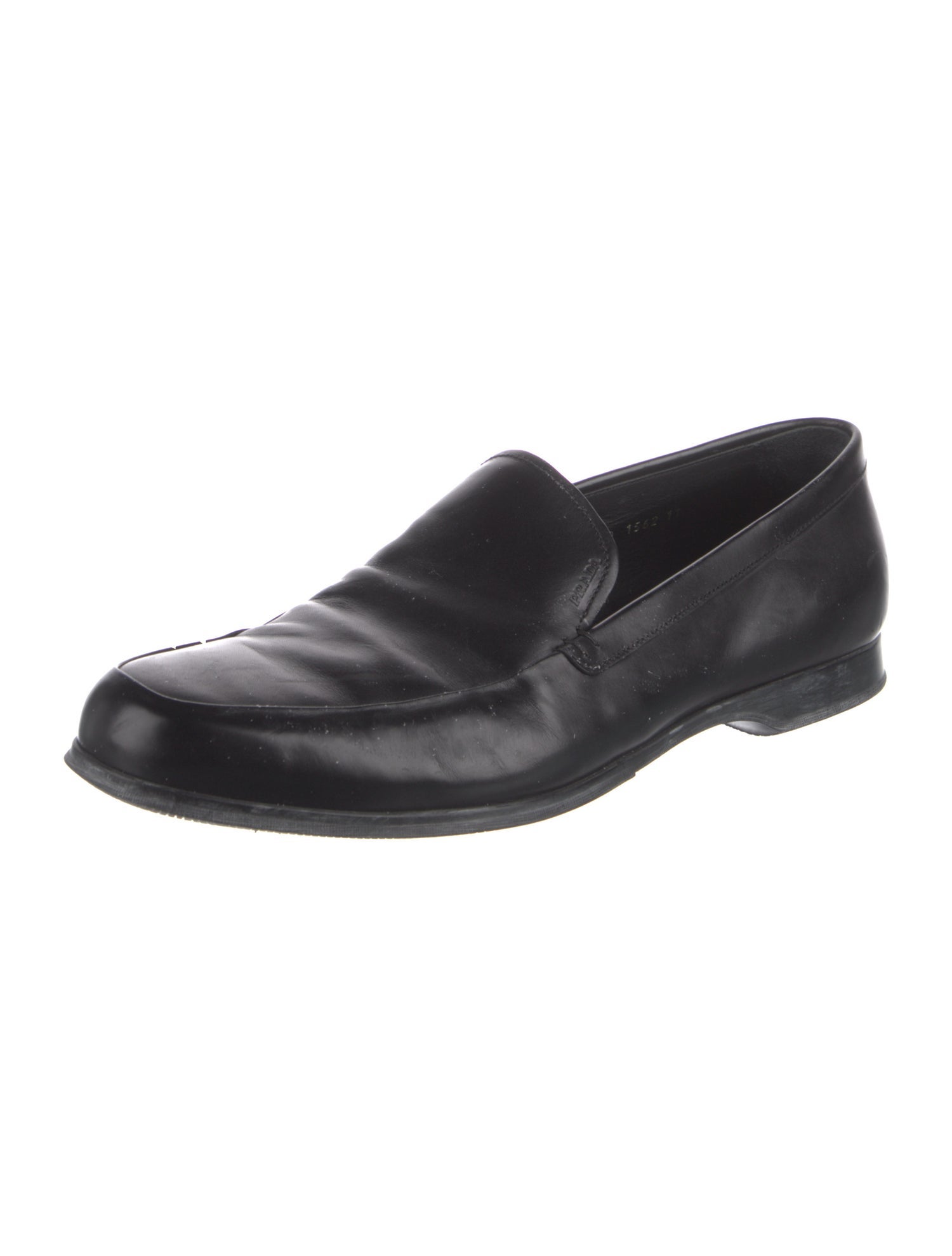 Prada Sport Leather Dress Loafers