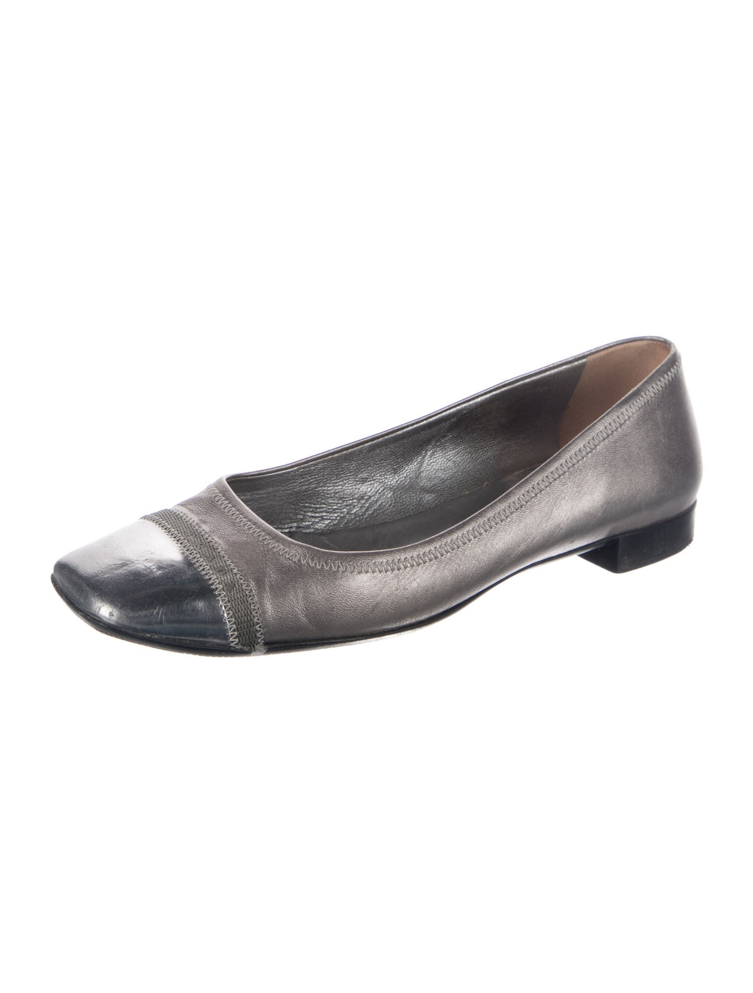 Prada Sport Leather Ballet Flats