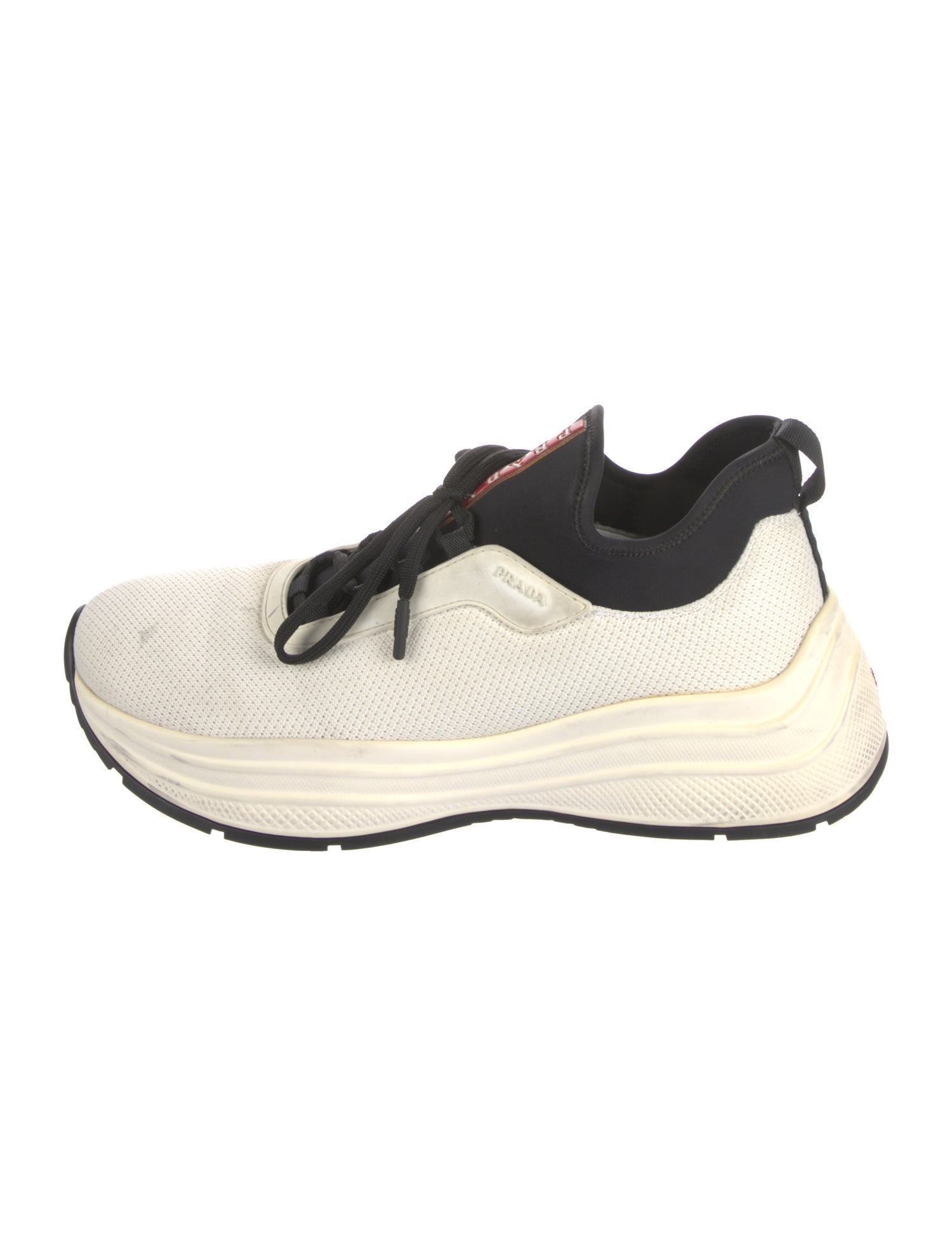 Prada Sport Mesh Colorblock Pattern Athletic Sneakers