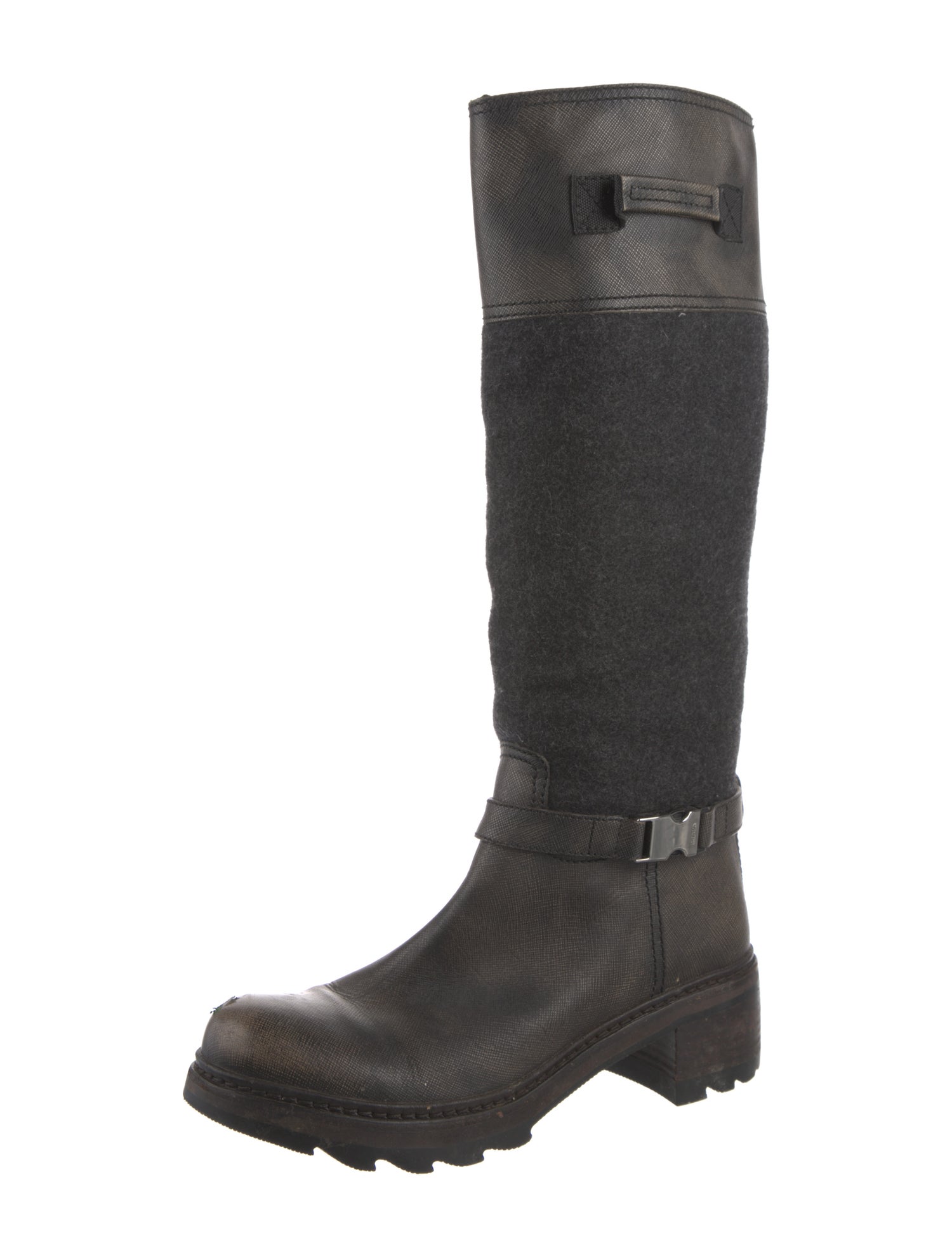 Prada Sport 2000's Leather Boots