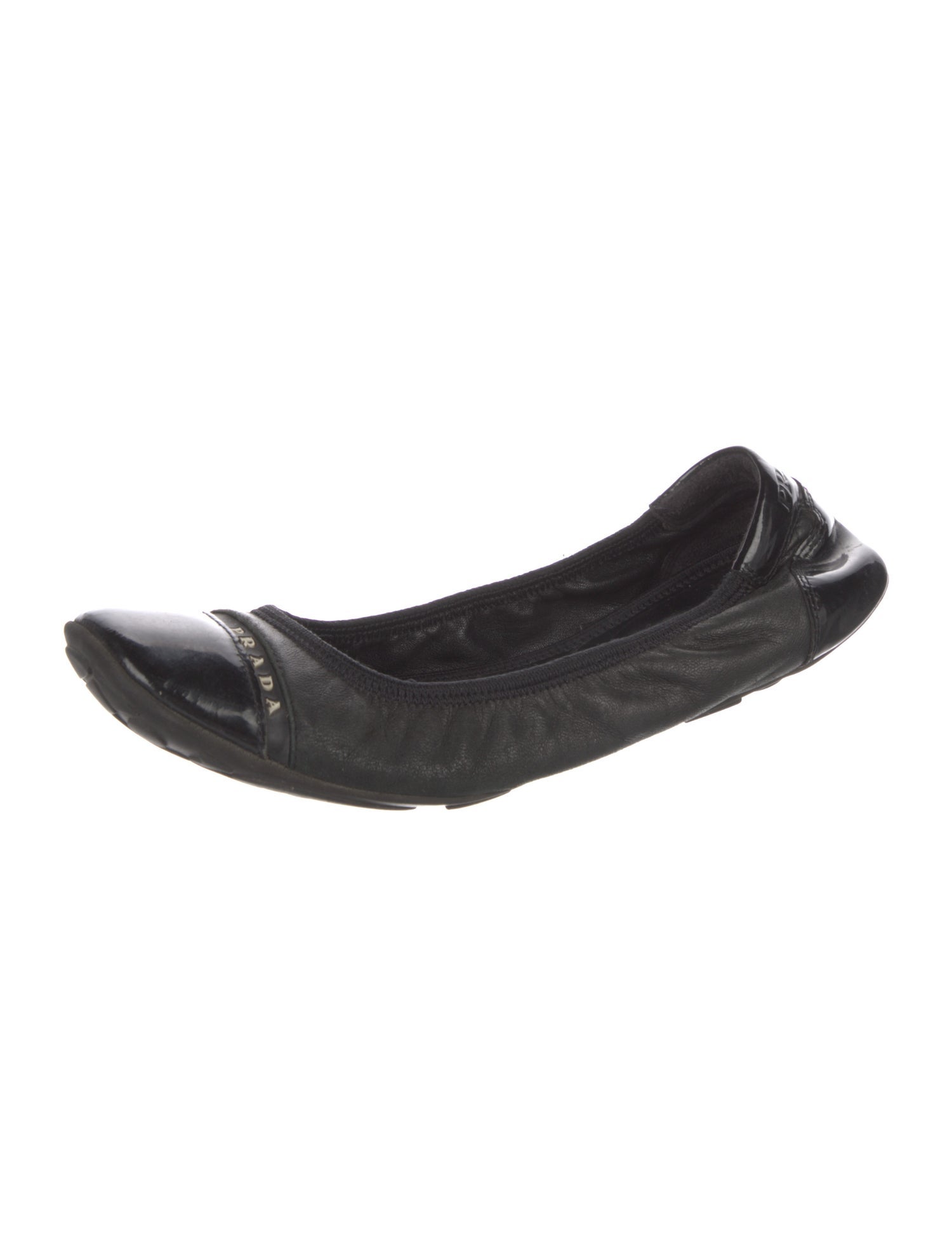 Prada Sport Leather Ballet Flats
